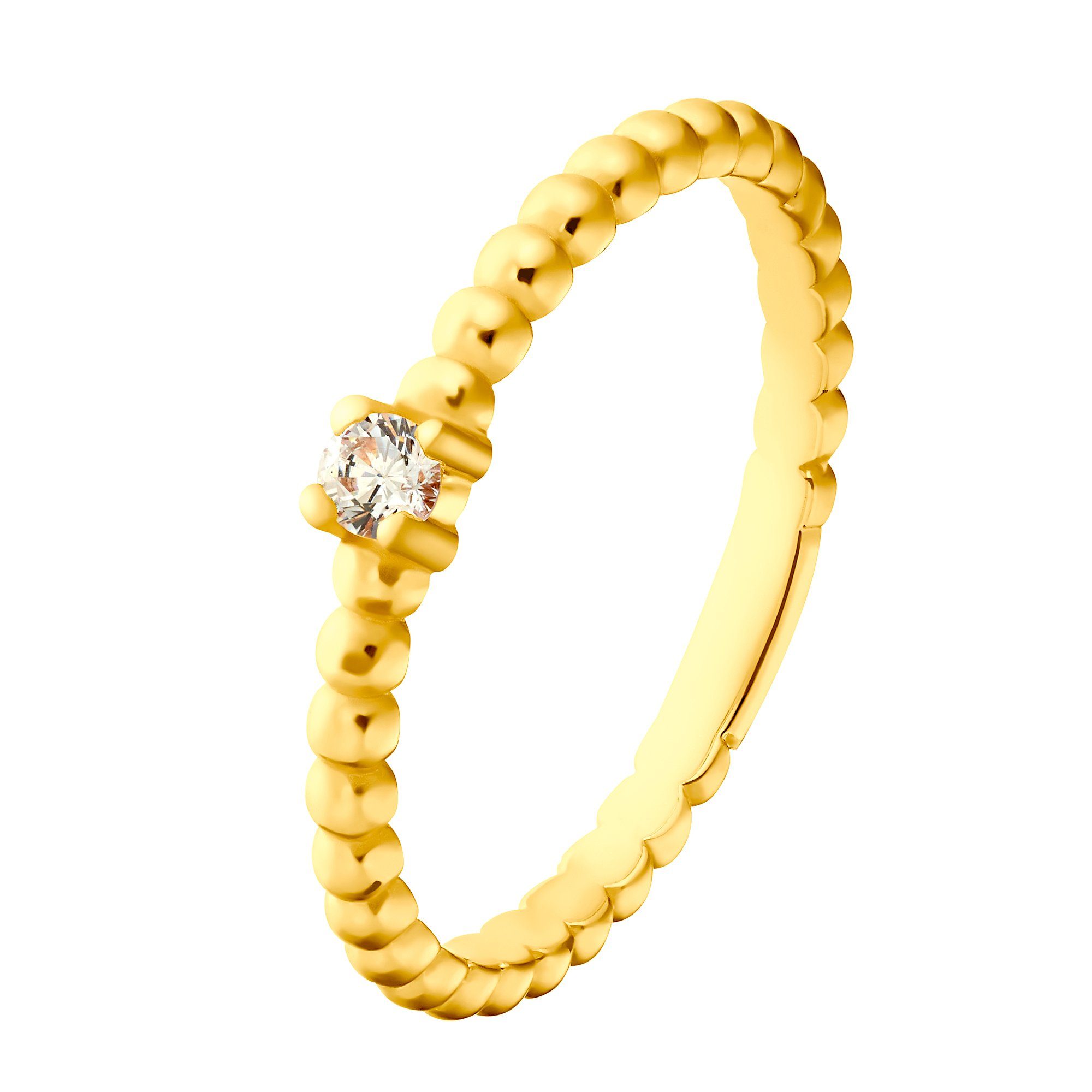 Heideman Fingerring Elio goldfarben (Ring, 1-tlg., inkl. Geschenkverpackung), Damenring für Frauen | Fingerringe
