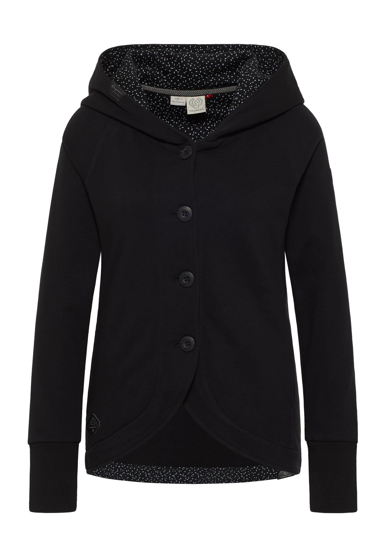 BLACK Sweatshirt Mode Ragwear Vegane Nachhaltige & AVAN