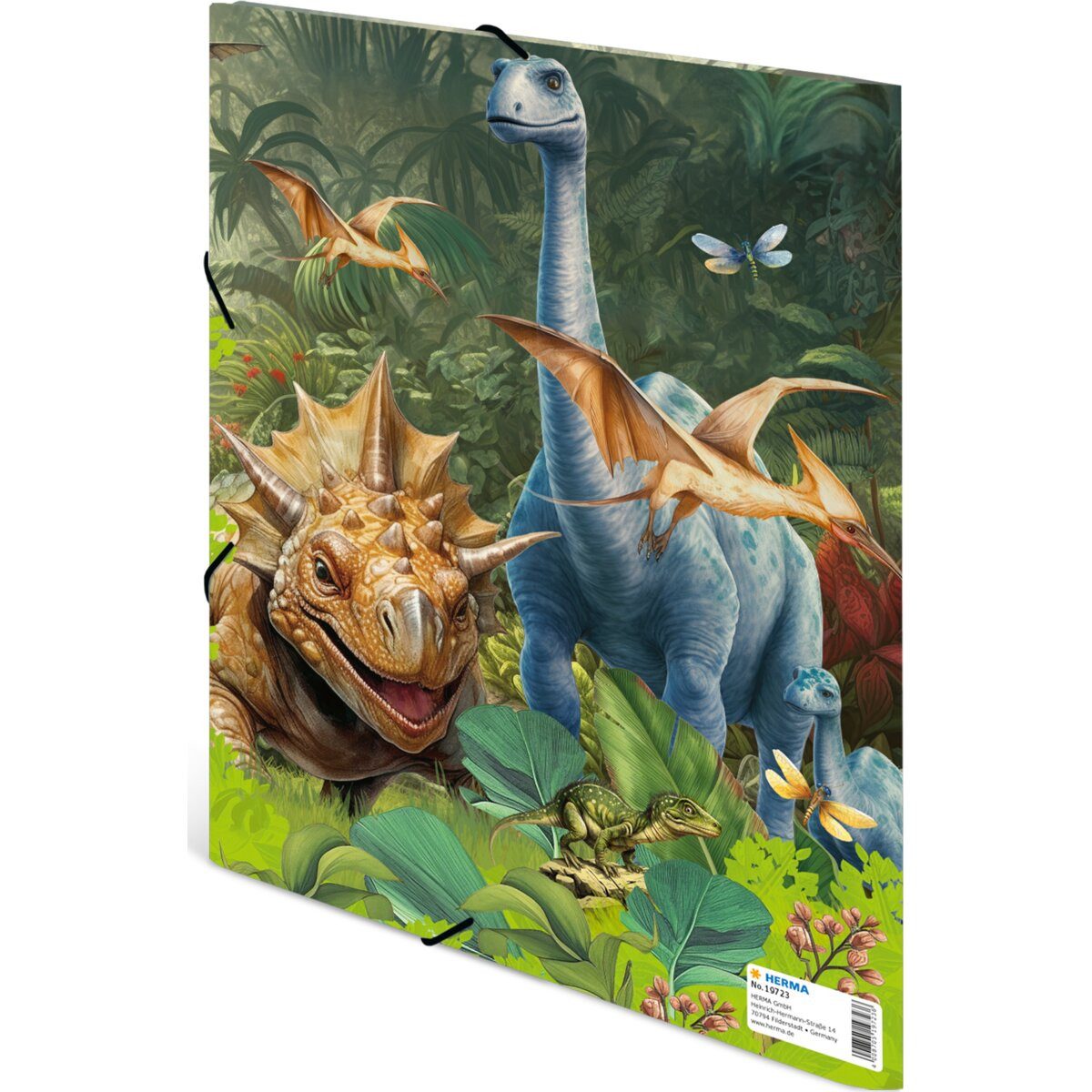 HERMA Fächermappe Sammelmappe A4 Karton Dino World
