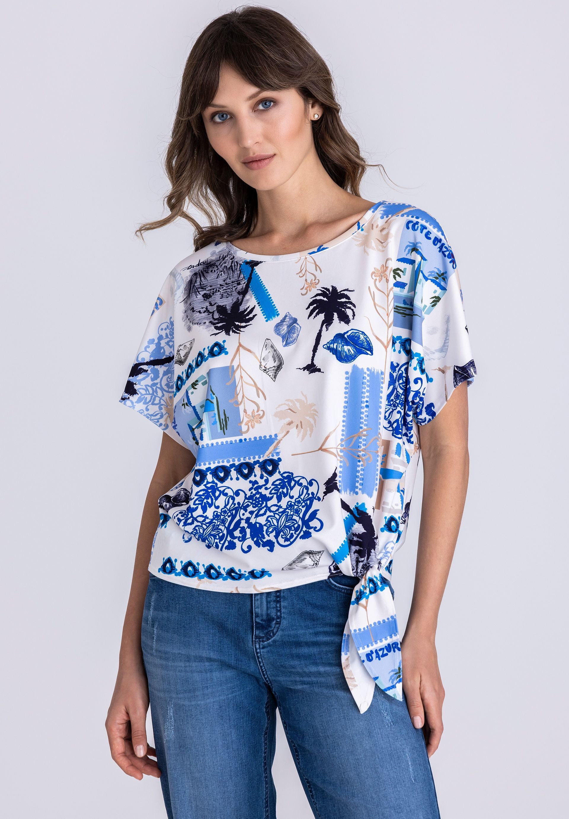 TUZZI T-Shirt mit Bindeband günstig online kaufen