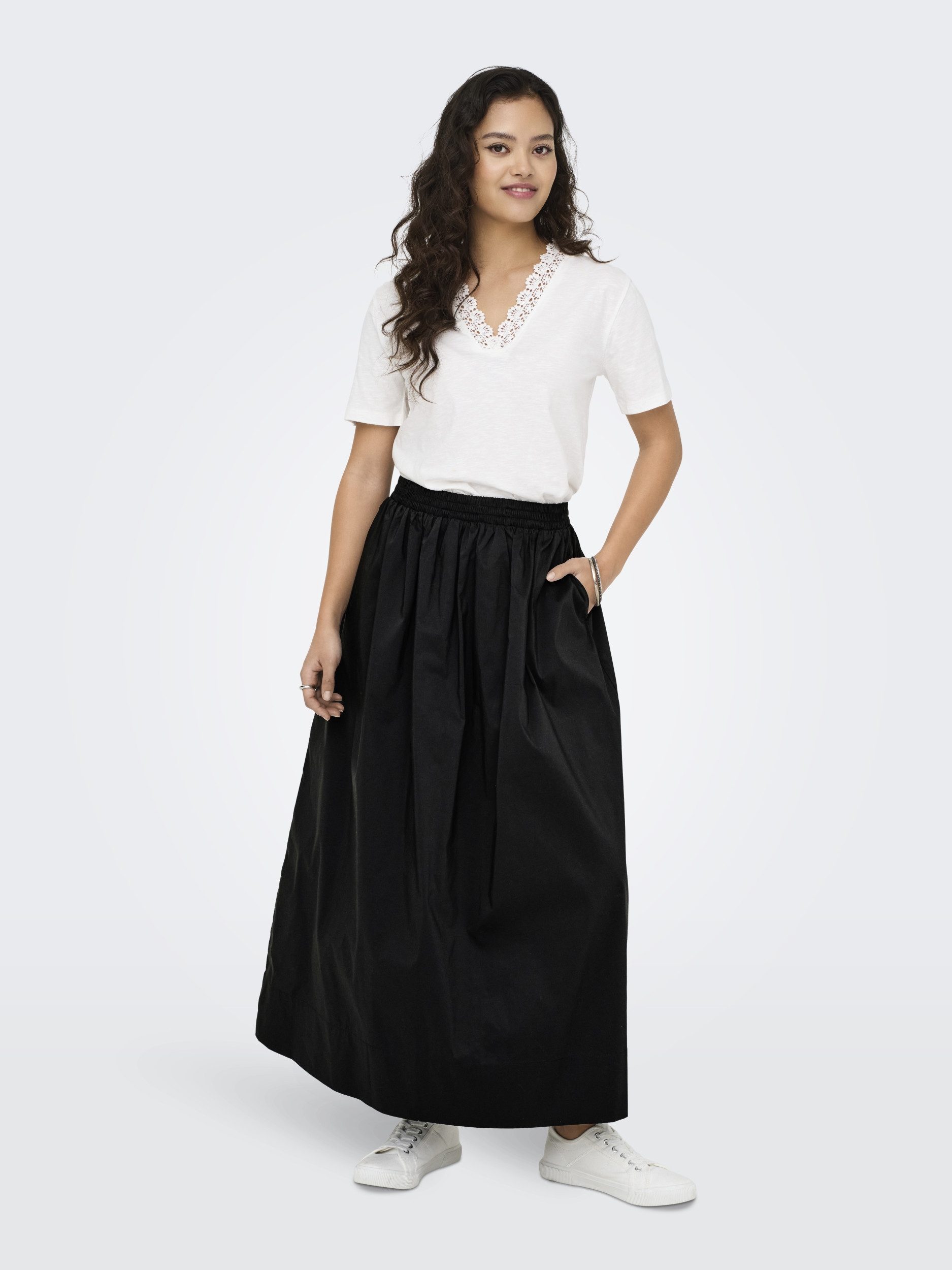 ONLY Midirock JDYMIO HW MIDI SKIRT WVN DIA