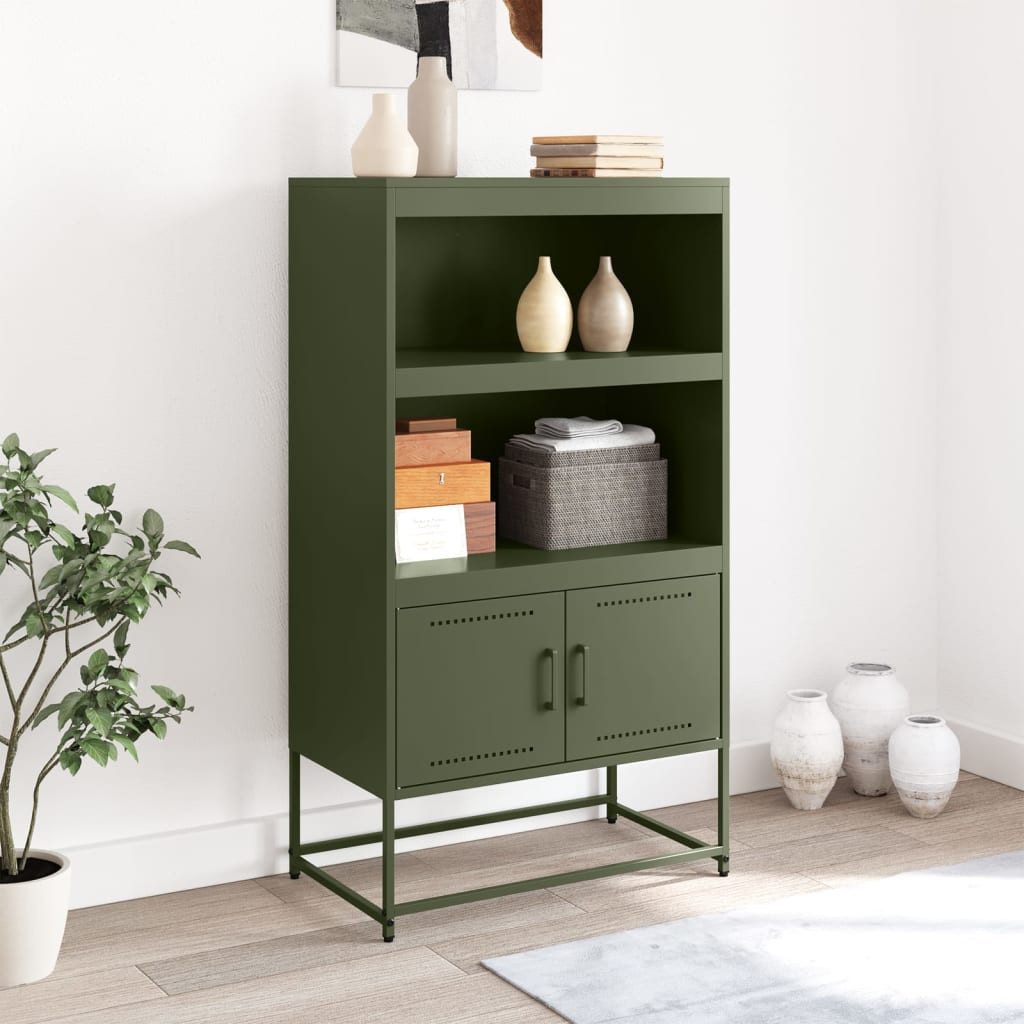 vidaXL Highboard Highboard Olivgrün 68,5x38,5x123,5 cm günstig online kaufen