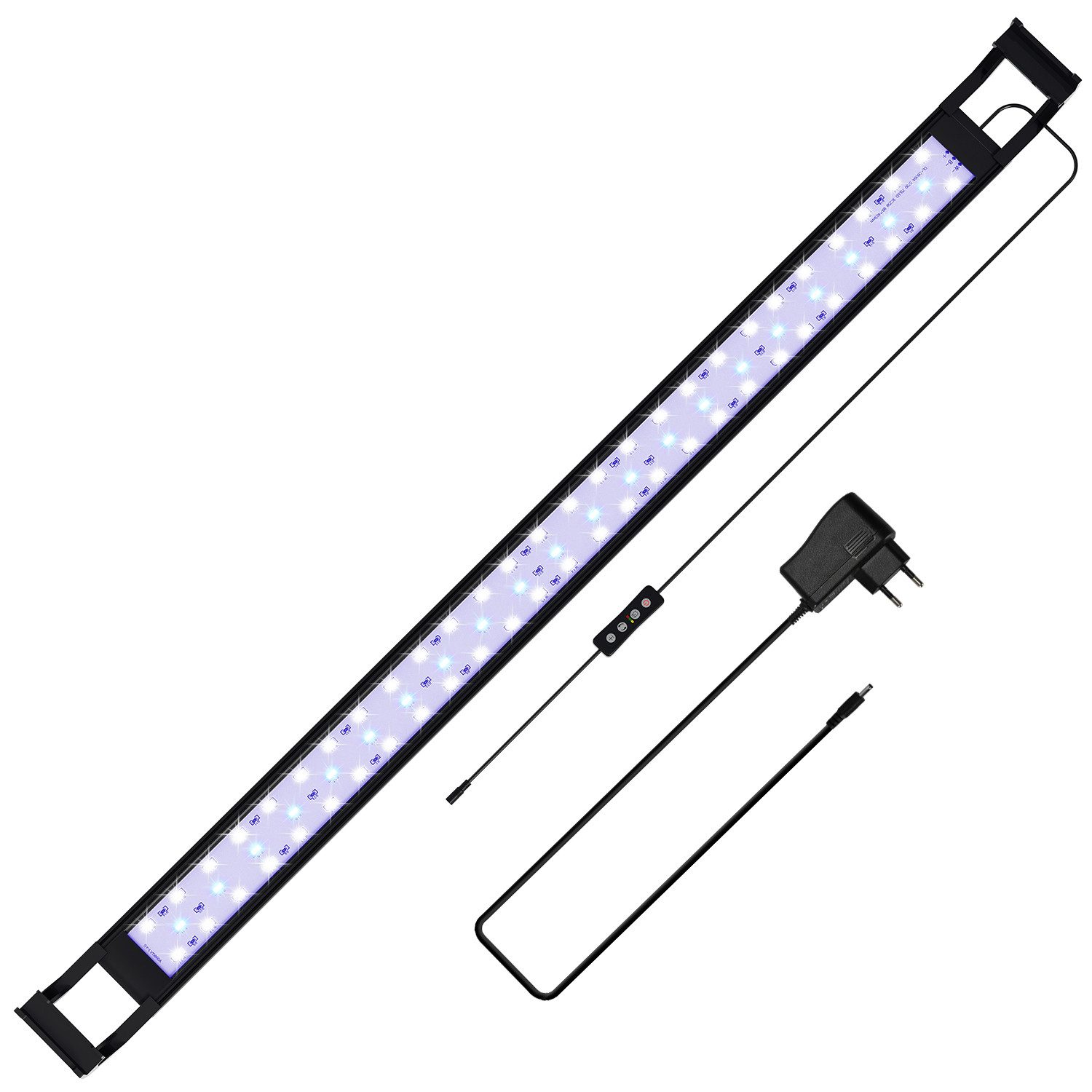 LED Aquariumleuchte 10W für 35-50cm LED Aquarium Beleuchtung mit timer Aufsetzleuchte