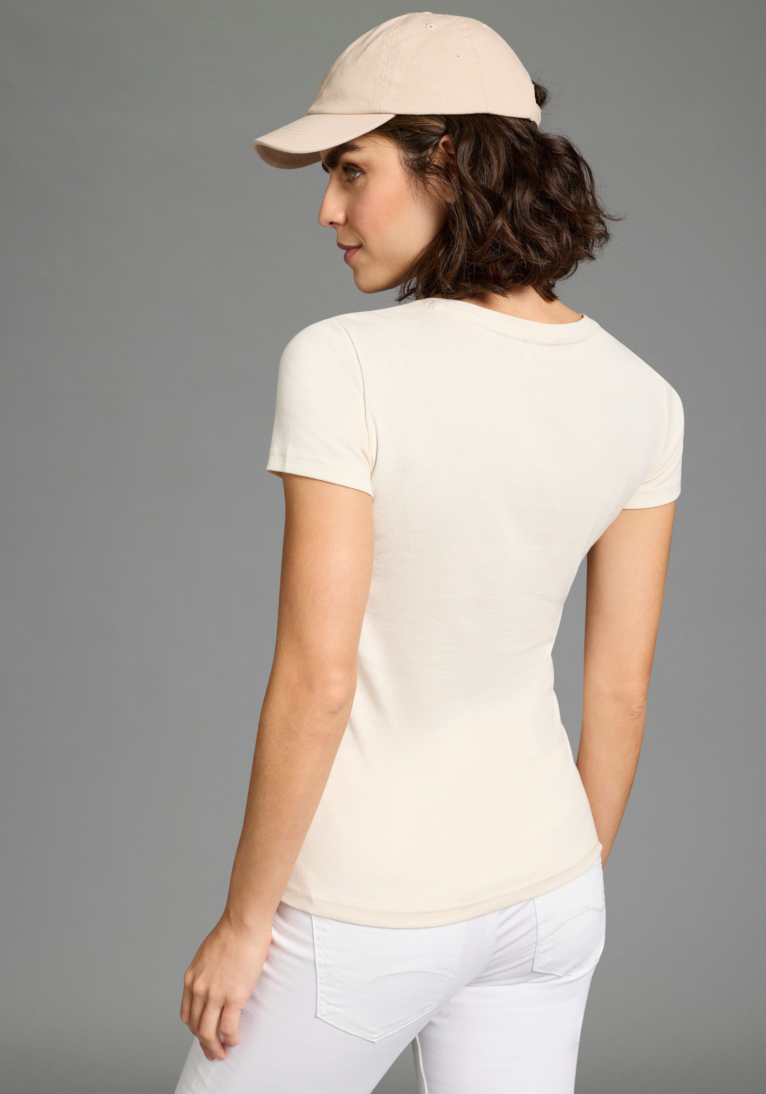 KangaROOS T-Shirt im Basic-Look mit Print günstig online kaufen