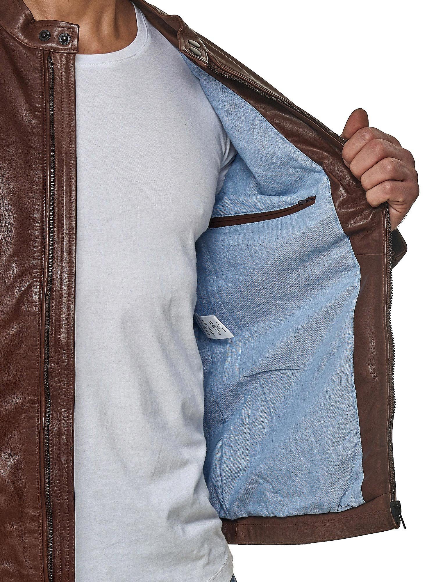 Tazzio Lederjacke 19707 moderne & zeitlose Echtleder Jacke