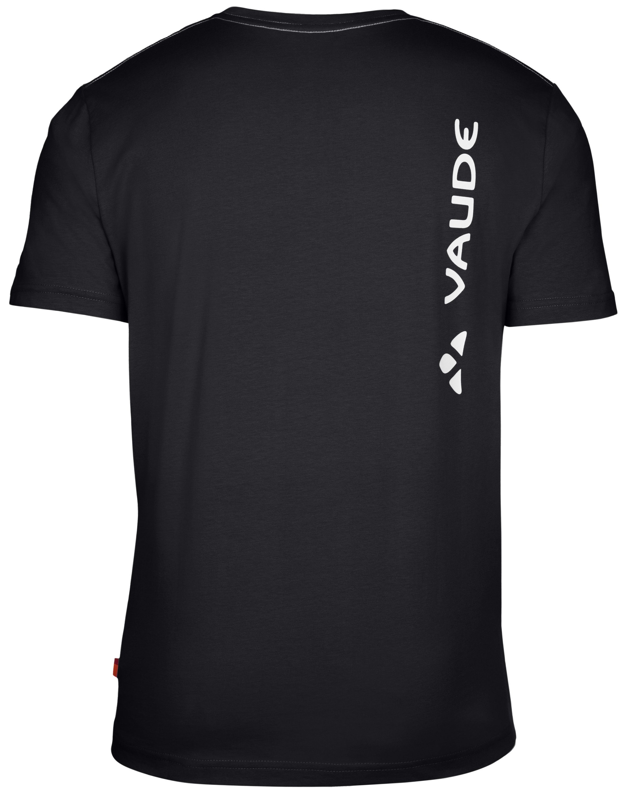 Brand (1-tlg) T-Shirt Men's T-Shirt Grüner VAUDE black Knopf