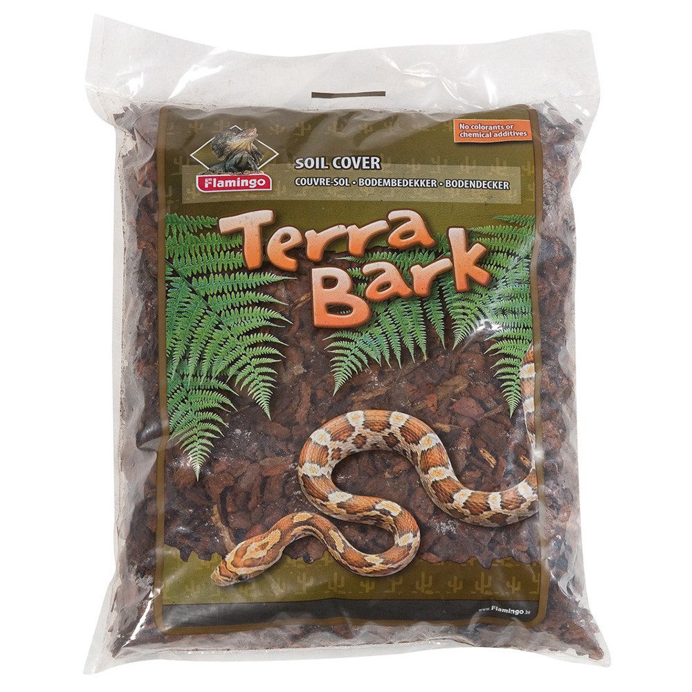 Flamingo Terrarien-Substrat Bondenrinde Terra Bark Inhalt: 8 l / 2 kg