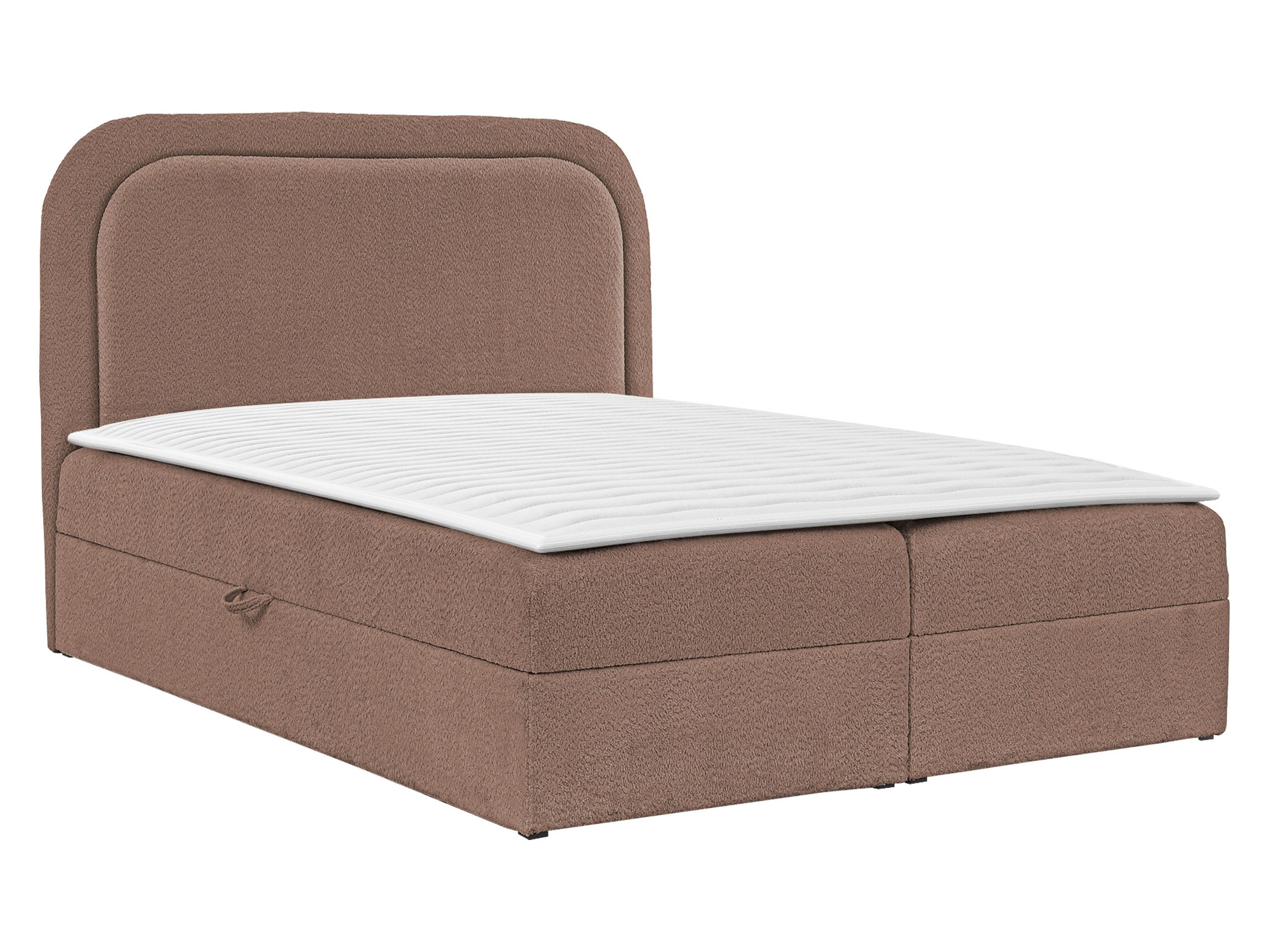MIRJAN24 Boxspringbett Bonito (mit zwei Bettkästen), Bonellfederkern H3, Topper, 120/140/160/180/200 cm