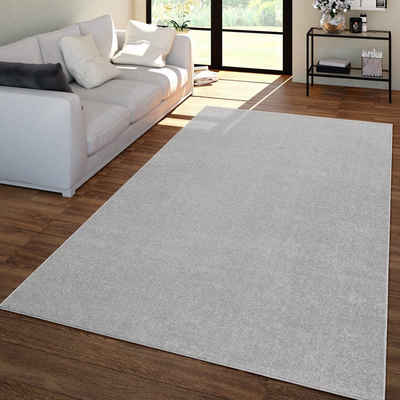 Teppich Wohnzimmer Teppich Kurflor Unifarbendes Design Modern Und Zeitlos, TT Home, rechteckig, Höhe: 8 mm