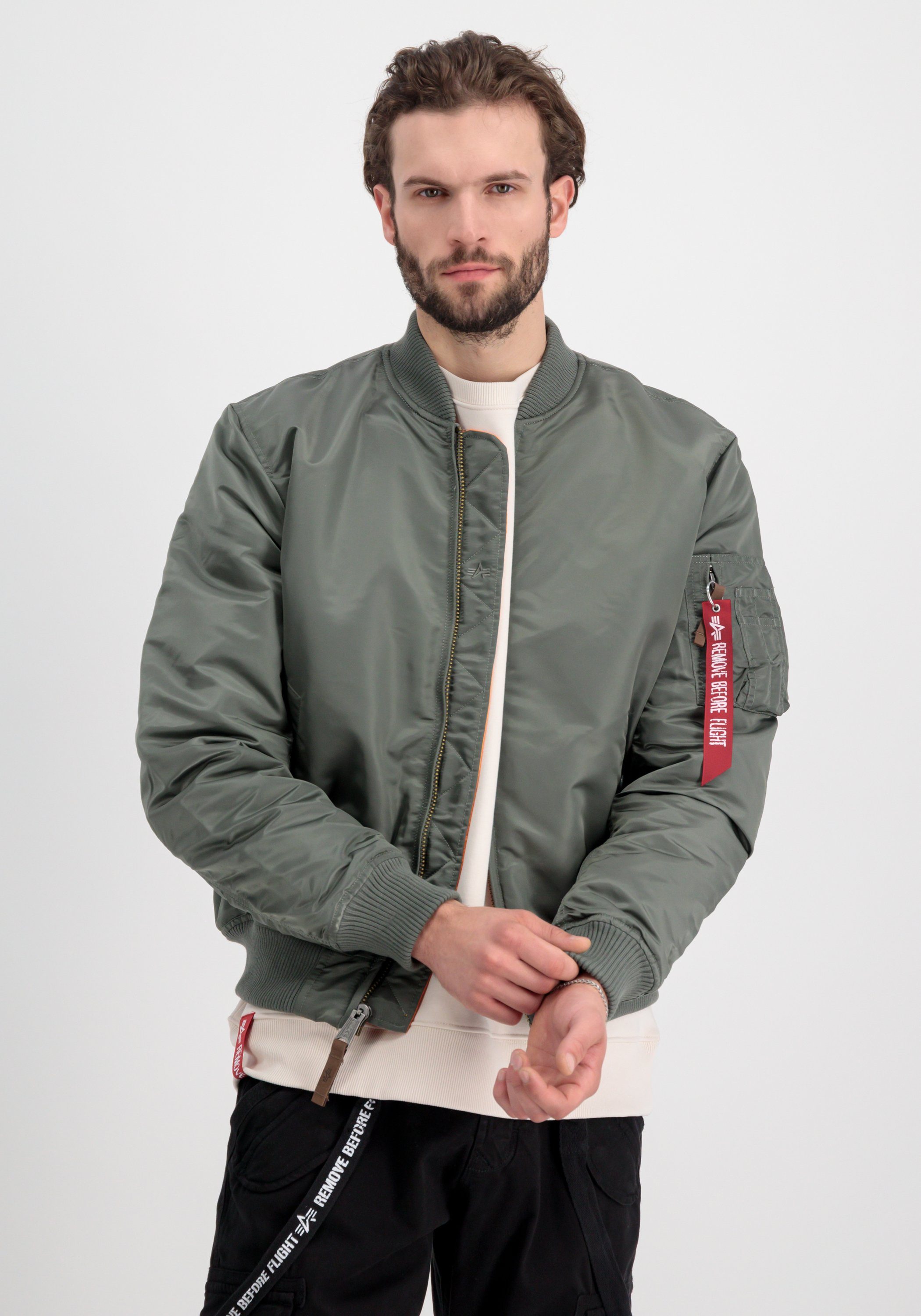 59 & - Industries MA-1 Bomber Men Flight Alpha rep.grey Jackets Bomberjacke VF Industries Alpha