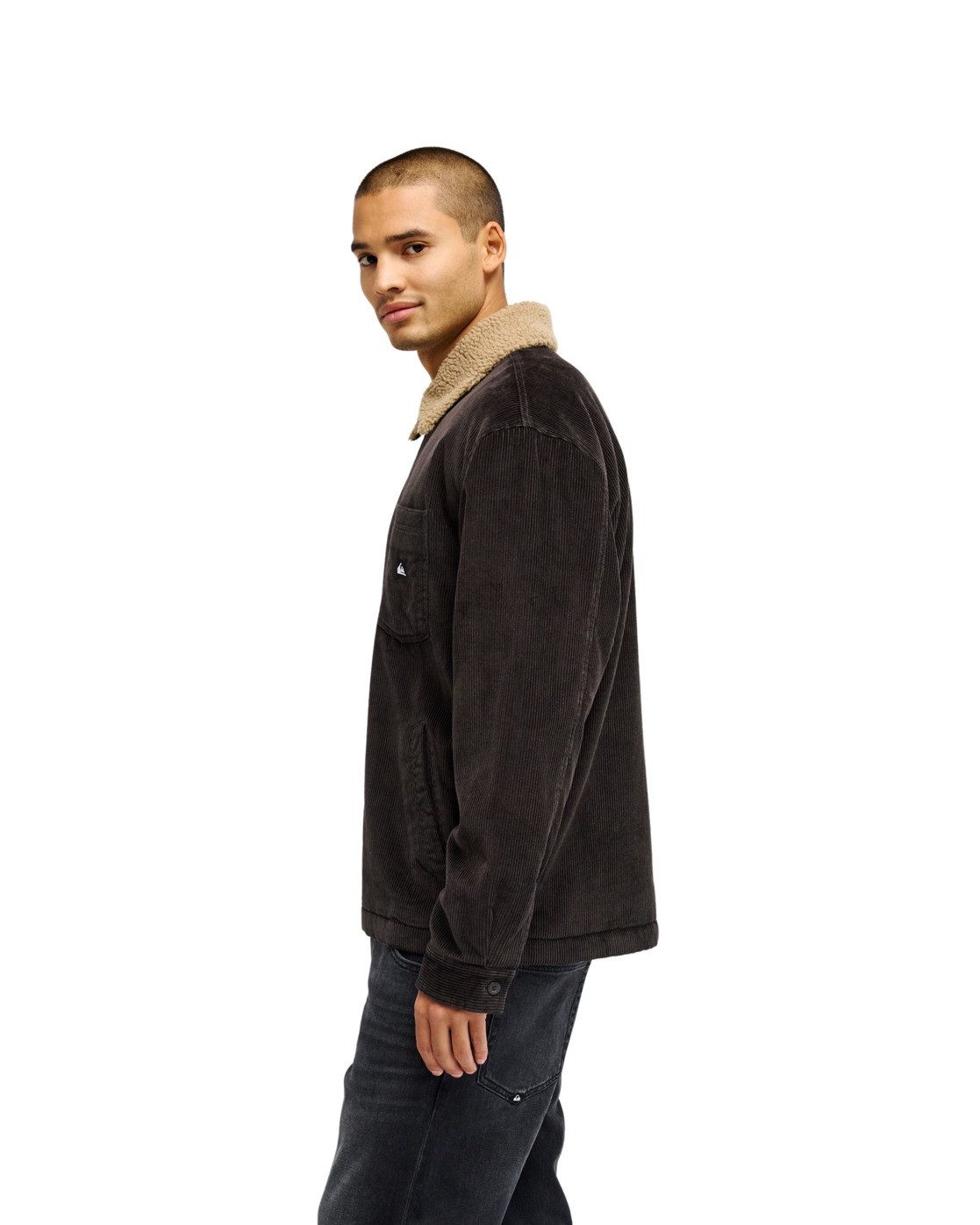 Quiksilver Bomberjacke Dna Sherpa Harrington – Bild 3 von 5