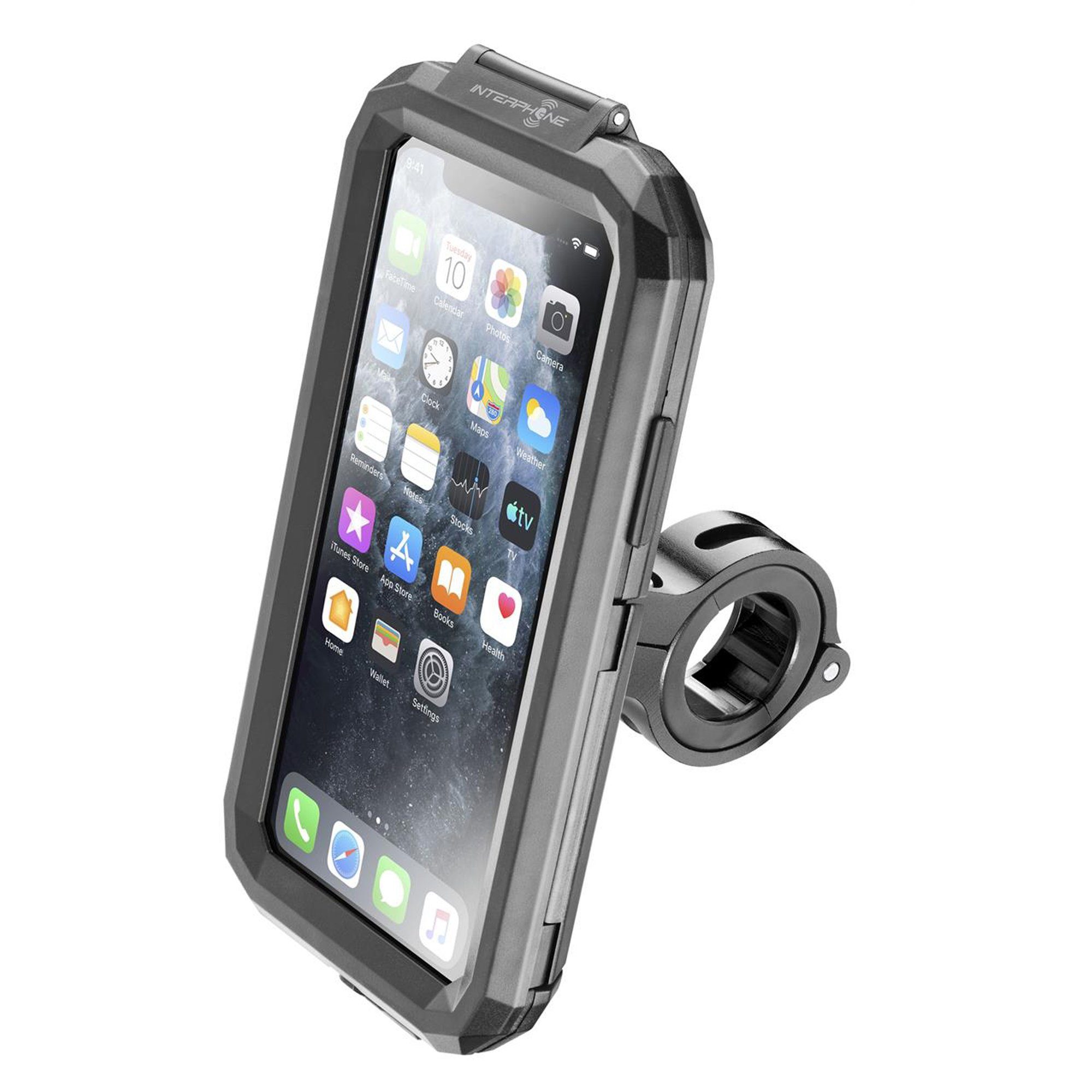 Interphone iCase iPhone 11 Pro, X, XS Smartphone-Halterung, (Case inkl. Halterung und Montagematerial)