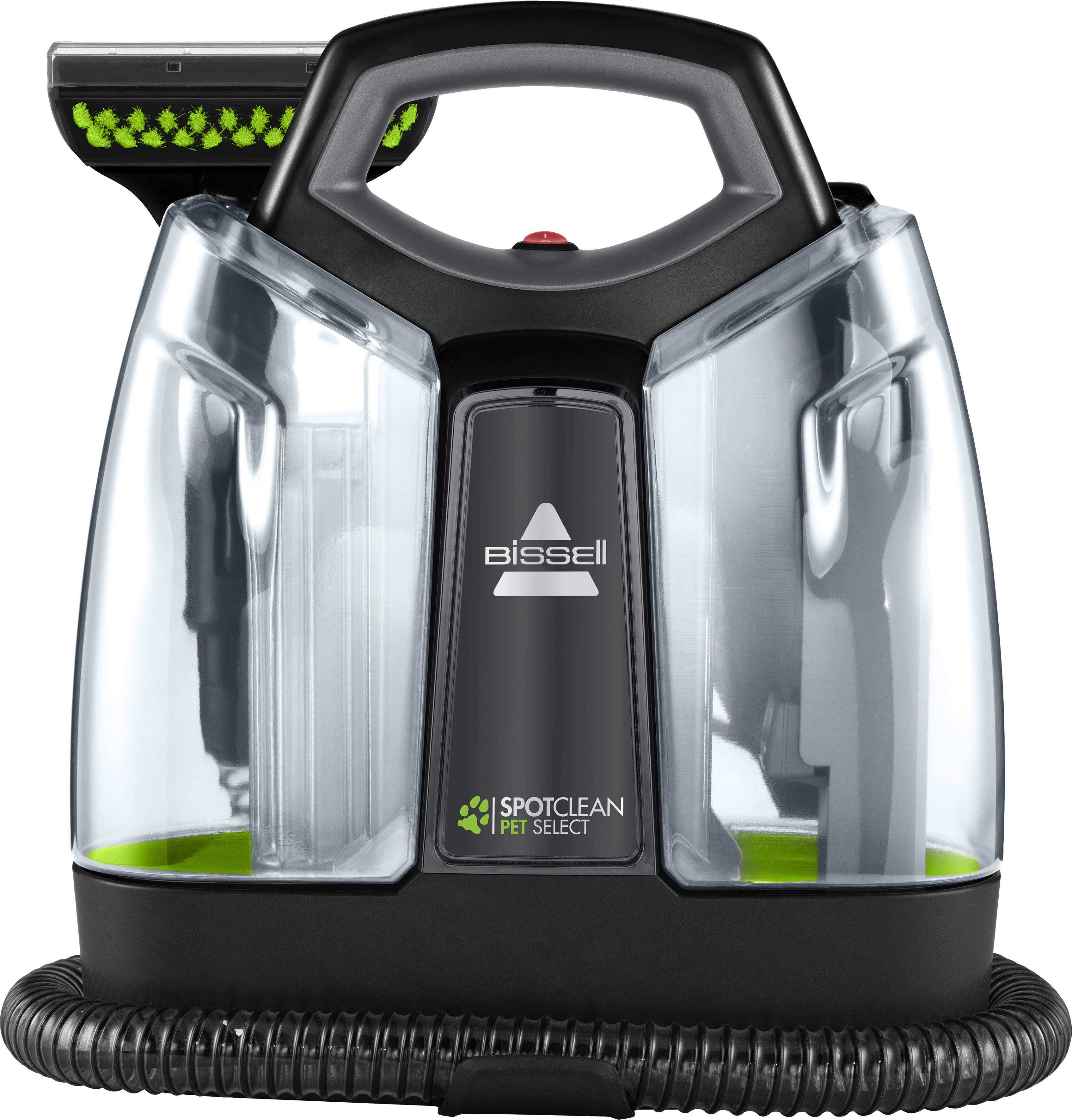 Bissell Wasch-Sauger 37288, Fleckenreiniger SpotClean Pet Select, leicht, kompakt, 330 W, beutellos, Haustieraufsatz, reinigt Flecken auf Teppich, Polster, Treppe&Autositz