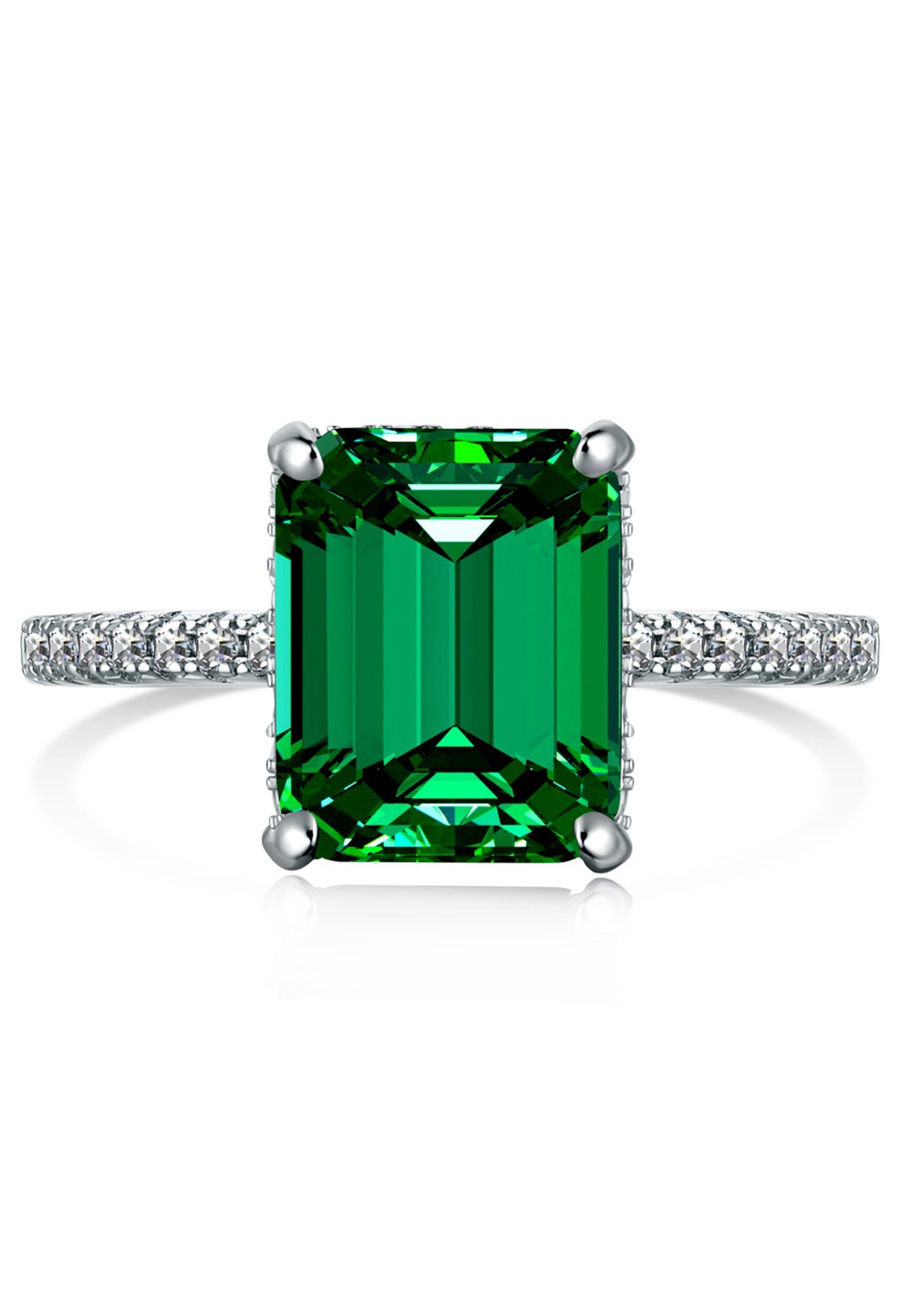 BRELLATO Silberring Damen Cocktailring Facetten Zirconia günstig online kaufen