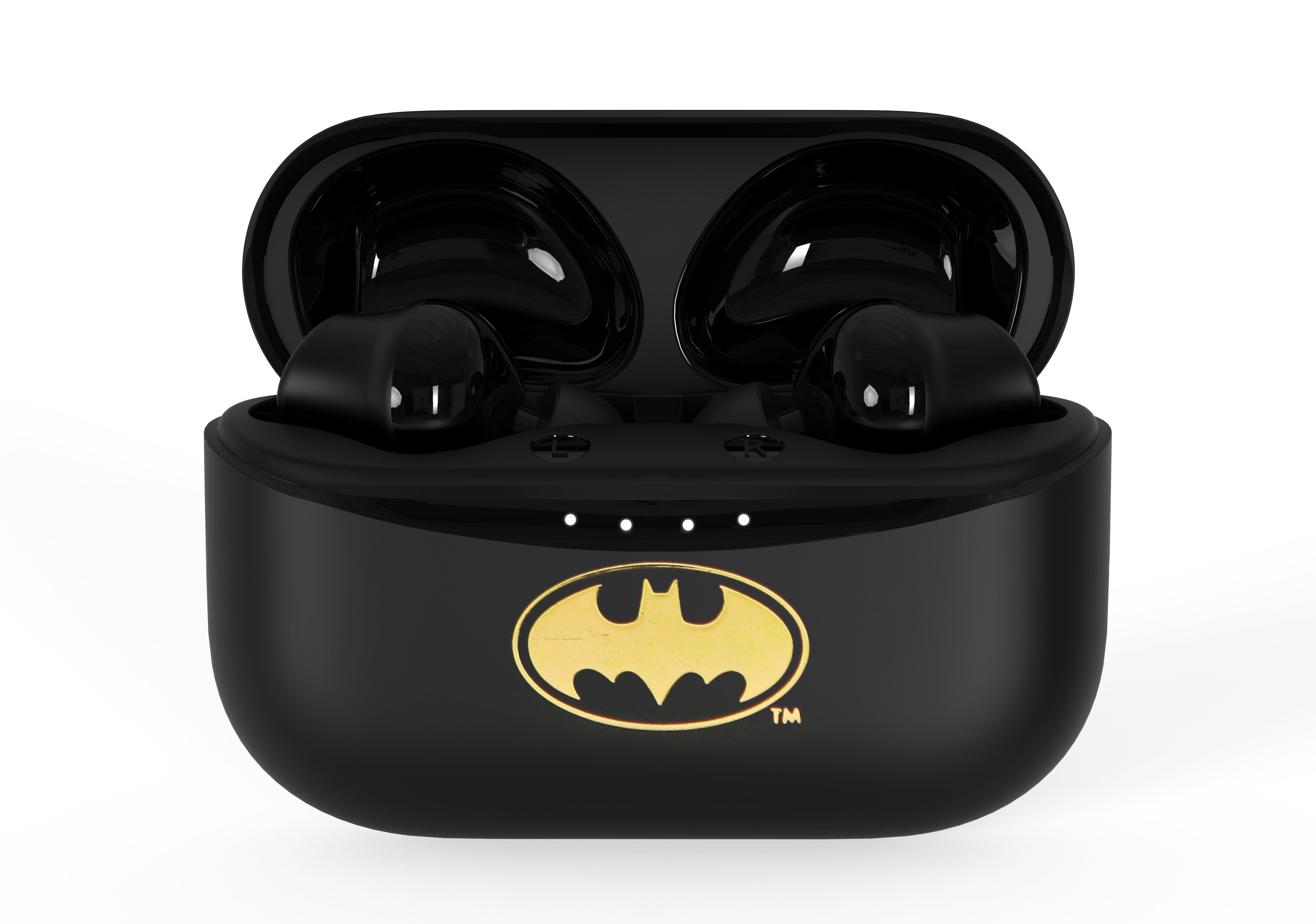 Schwarz Kinder-Kopfhörer V5.0 Ladebox) Klang, Gewicht, mit Bluetooth OTL (Bluetooth, Leichtes True Ladebox, Wireless, Bluetooth-Kopfhörer Hochwertiger Batman