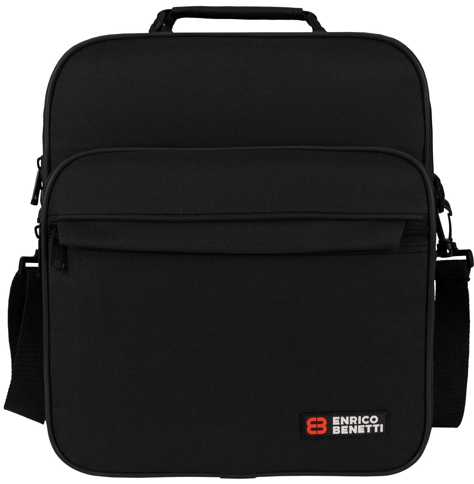 EAAKIE Umhängetasche EAAKIE Umhängetasche Arbeitstasche Flugbegleiter Herrentasche Schwarz