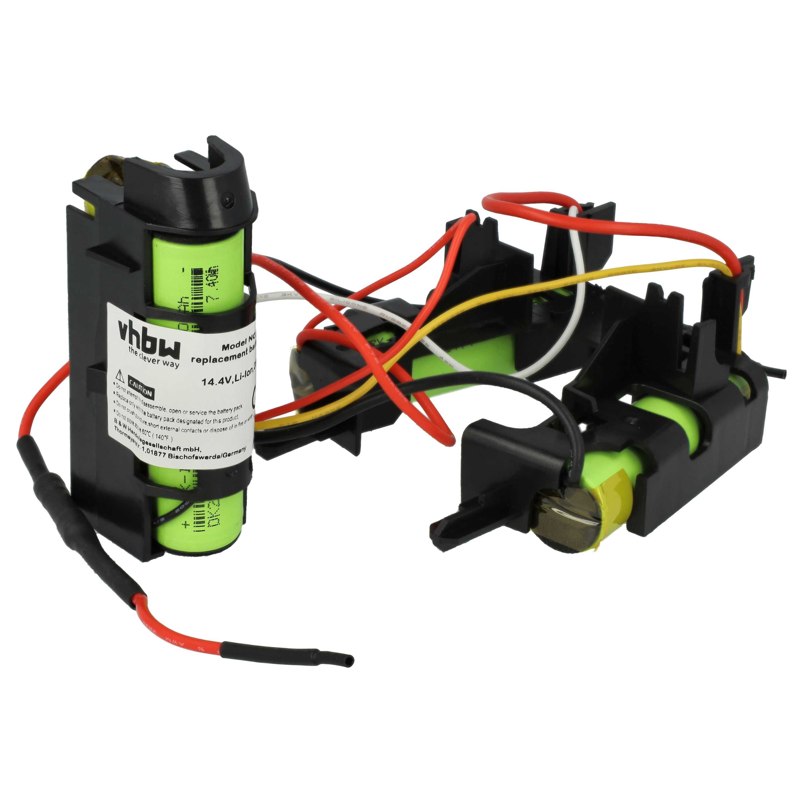 vhbw Akku passend für AEG Ergorapido AG3103, AG3101, CX7-2-30, AG3105 Staubsauger-Akku Akku Li-Ion 2000 mAh (14,4 V, 1 St), Leistungsfähiger Austausch-Akku für Ihren Staubsauger