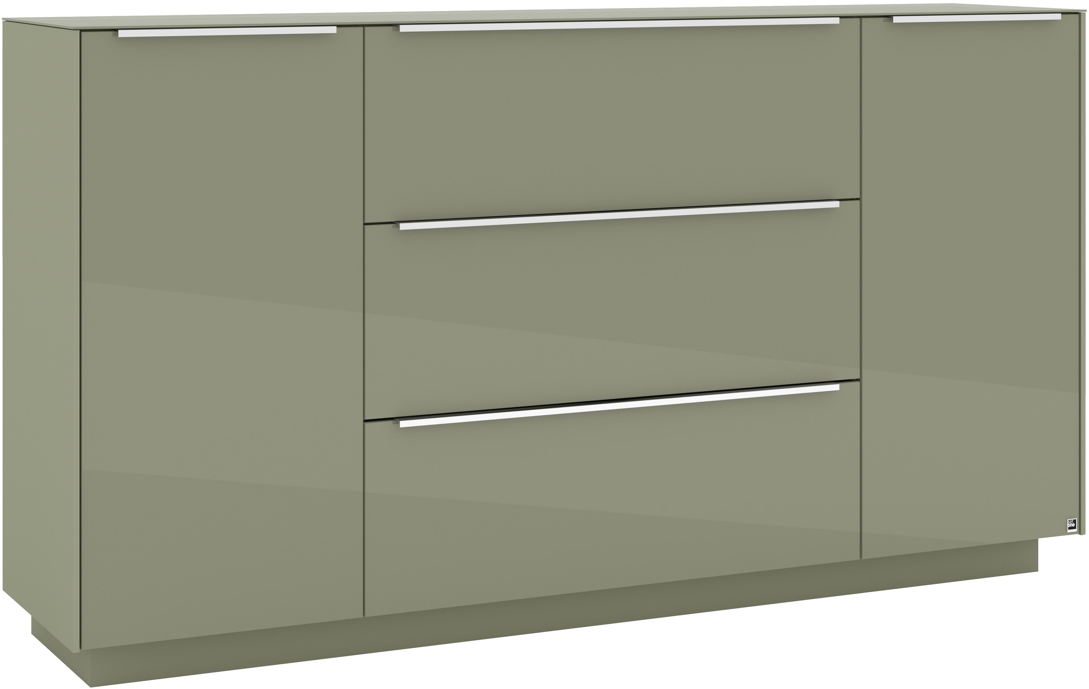 set one by Musterring Sideboard Reno (1 St), Mit Sockel in diversen Farben, 102 cm Höhe & Farbauswahl