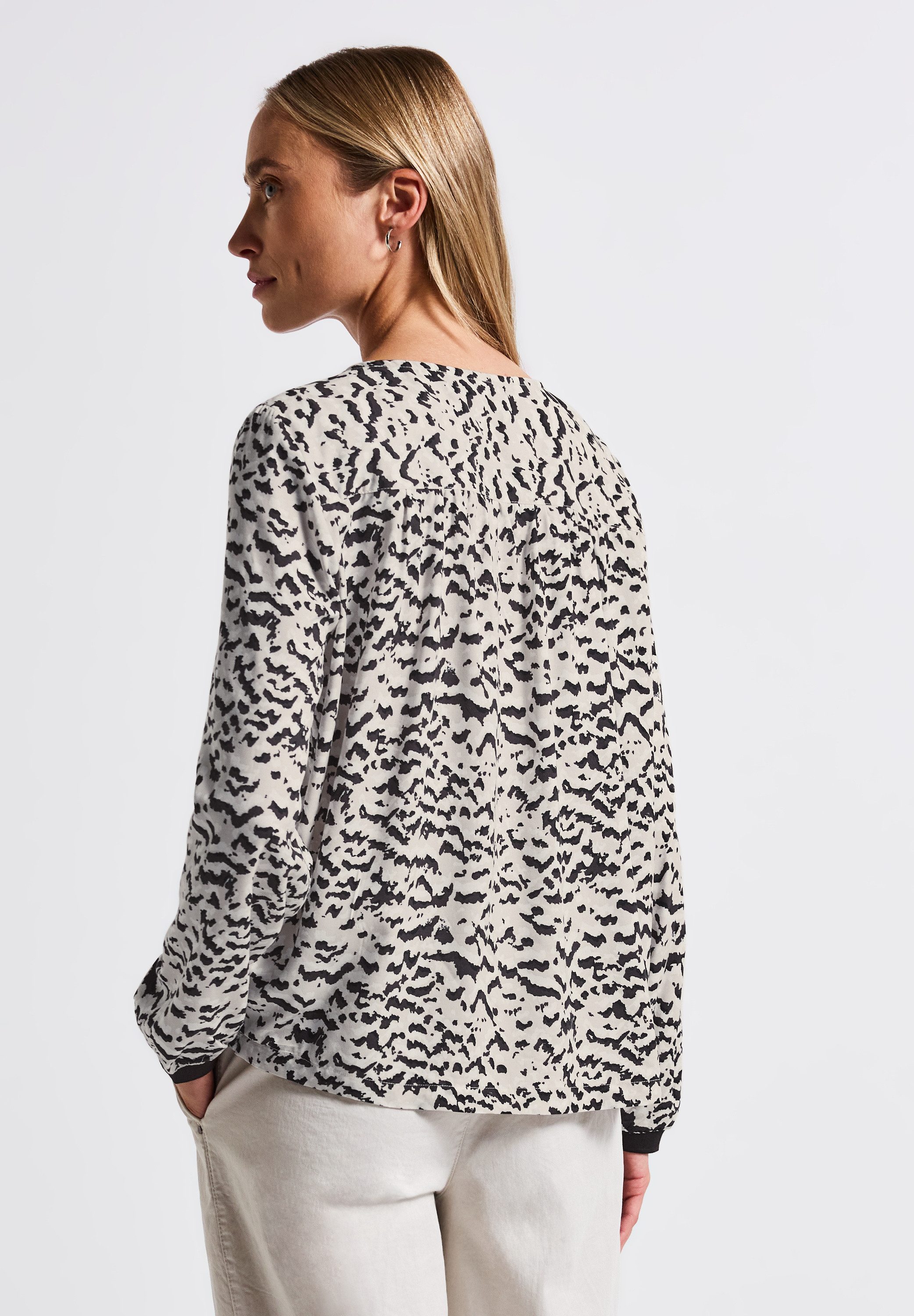 STREET ONE Langarmbluse aus softer Viskose günstig online kaufen