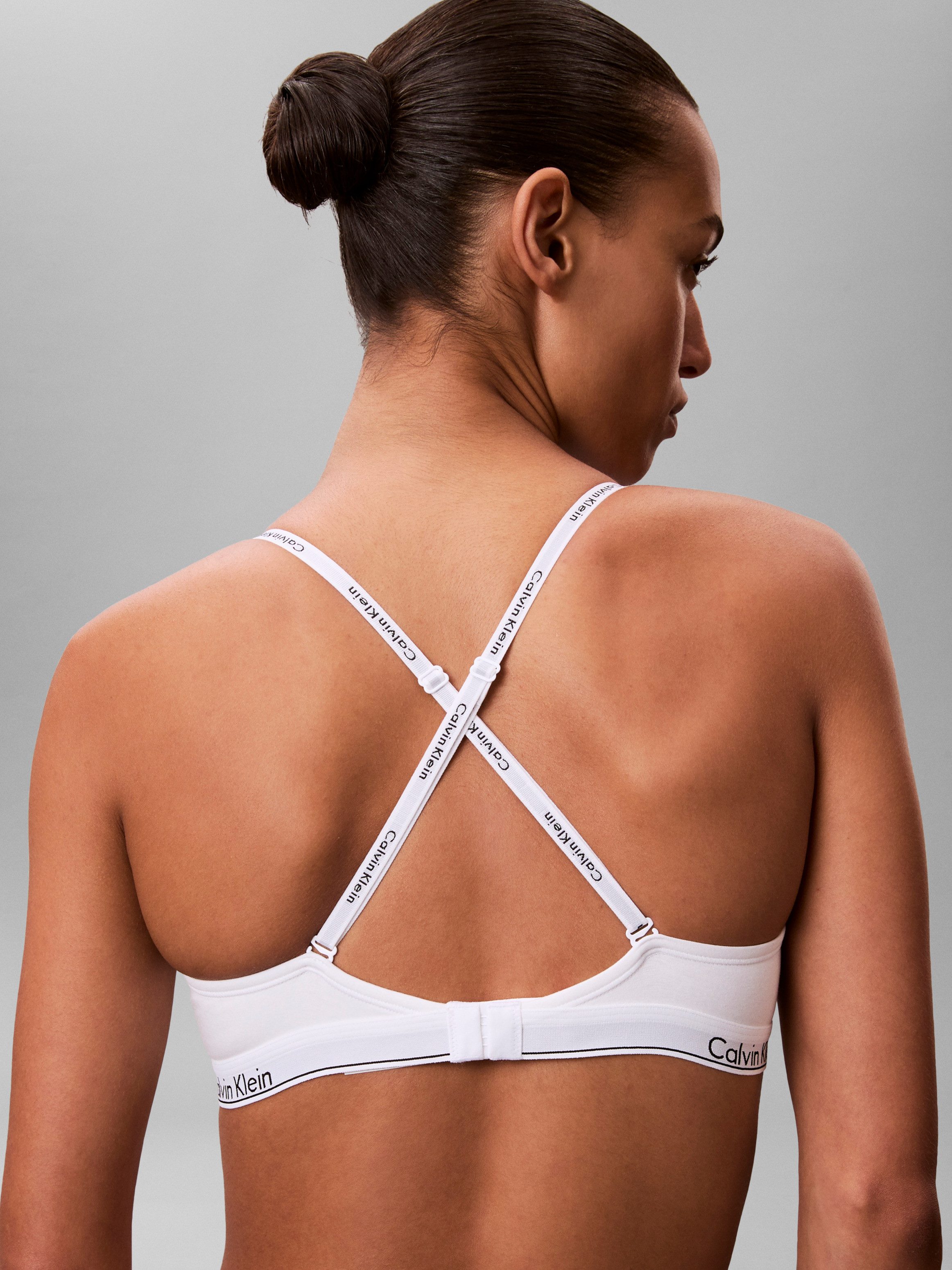 Calvin Klein Underwear Bügel-BH LIGHTLY LINED DEMI mit Logoschriftzug am Träger