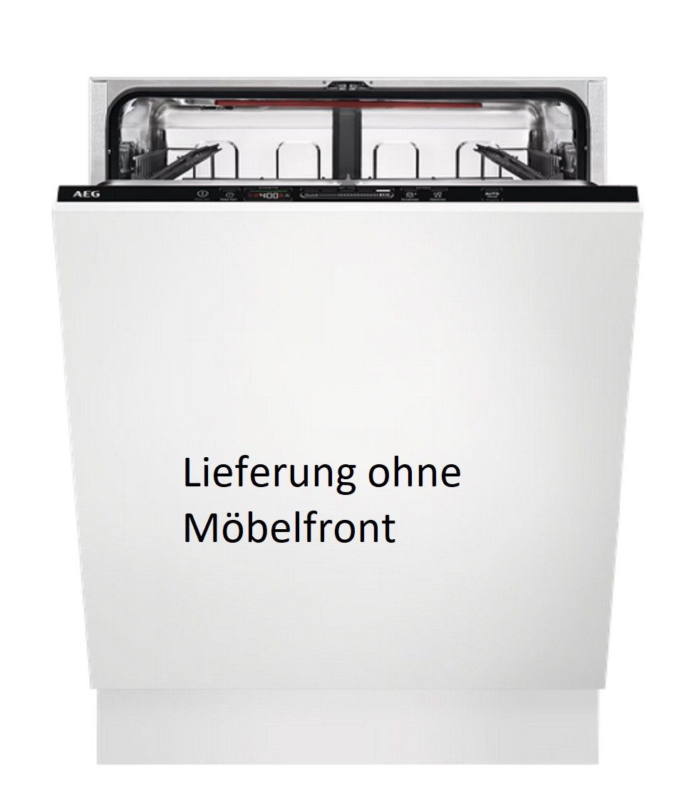AEG vollintegrierbarer Geschirrspüler keine Angaben FSK64627P_911436430, 10.5 l, 13 Maßgedecke, LED-Display, Abschaltautomatik, Signal am Programmende