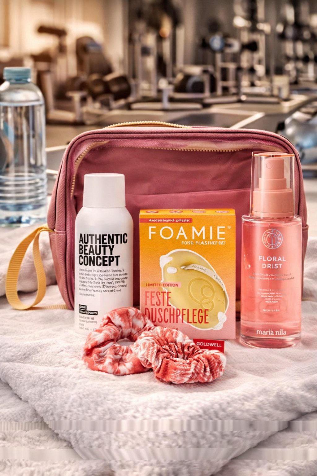 HairGecko Haarpflege-Set Gym Essentials Set - Quick Refresh für Haare & Körper, 5-tlg., für ein frisches, gepflegtes Gefühl nach jedem Workout