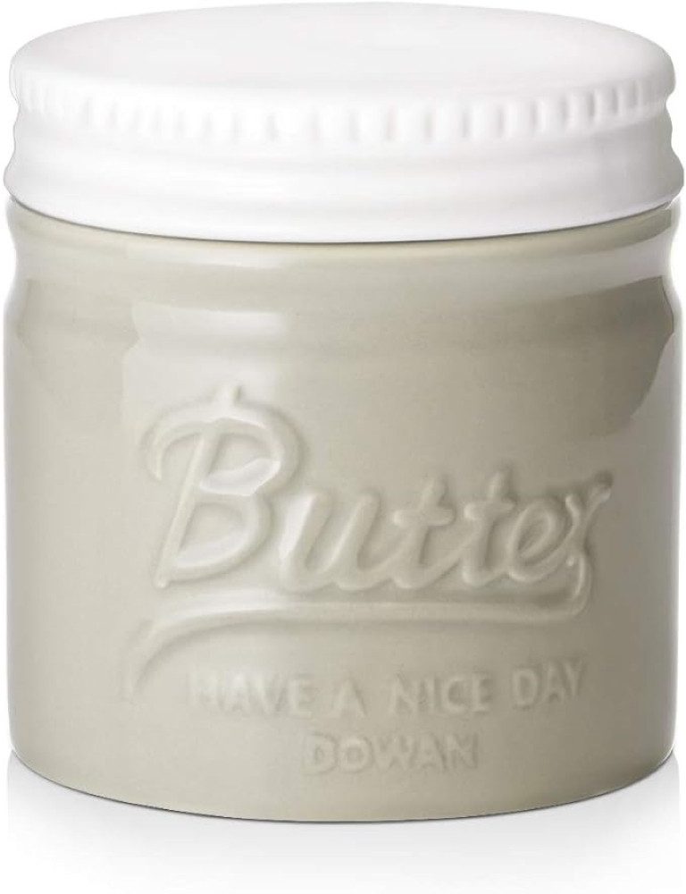 Dowan Butterdose DOWAN Porzellan Buttertopf Französische Butterdose mit Deckel, Porzellan