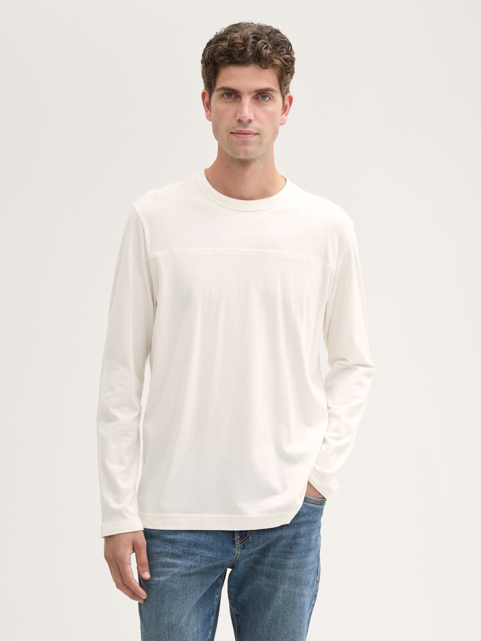 Langarmshirt Langarmshirt mit Bio-Baumwolle