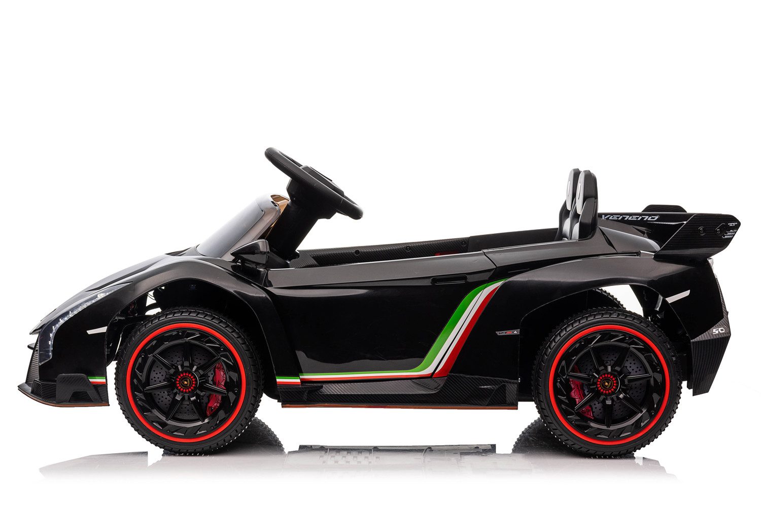 Smarty Elektro-Kinderauto Elektro Kinderauto Lamborghini VENENO mit Lizenz Allrad 4x25W 12V/7Ah