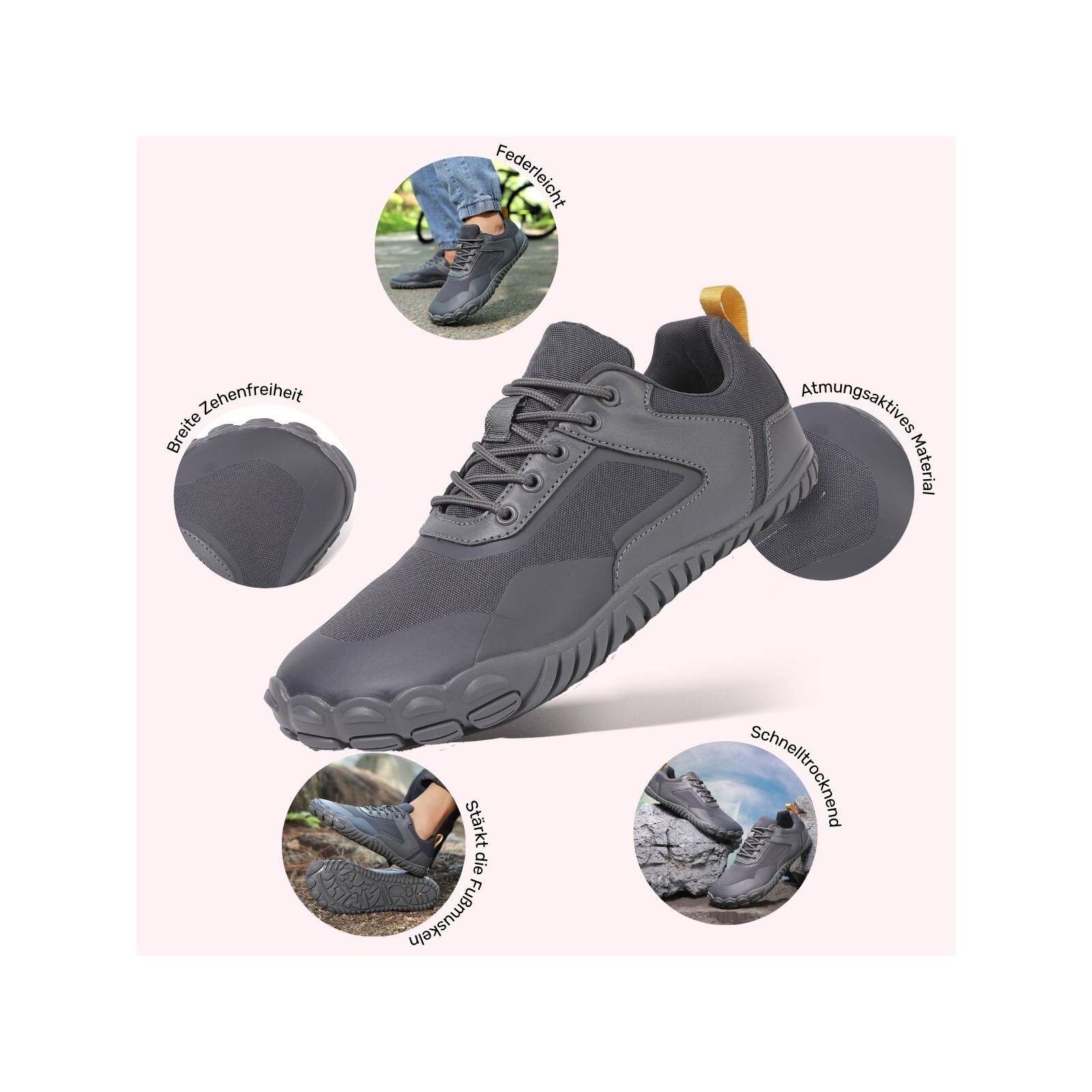 DOTALES Ridgestep Barfußschuhe Winterstiefel Damen & Herren – Exklusiv & Barfußschuh Minimalschuhe