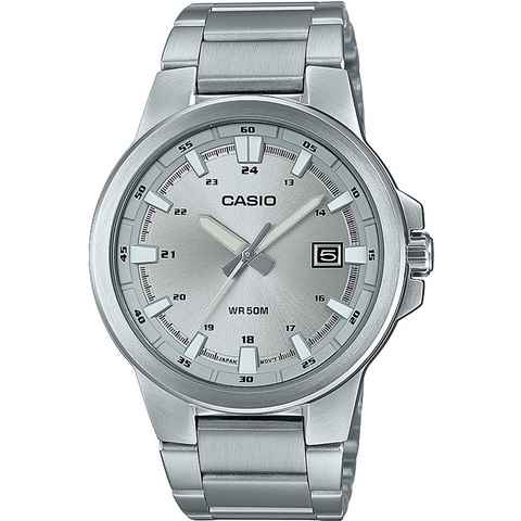 Casio Collection Quarzuhr MTP-E173D-7AVEF, Armbanduhr, Herrenuhr, Damenuhr, analog, Datum