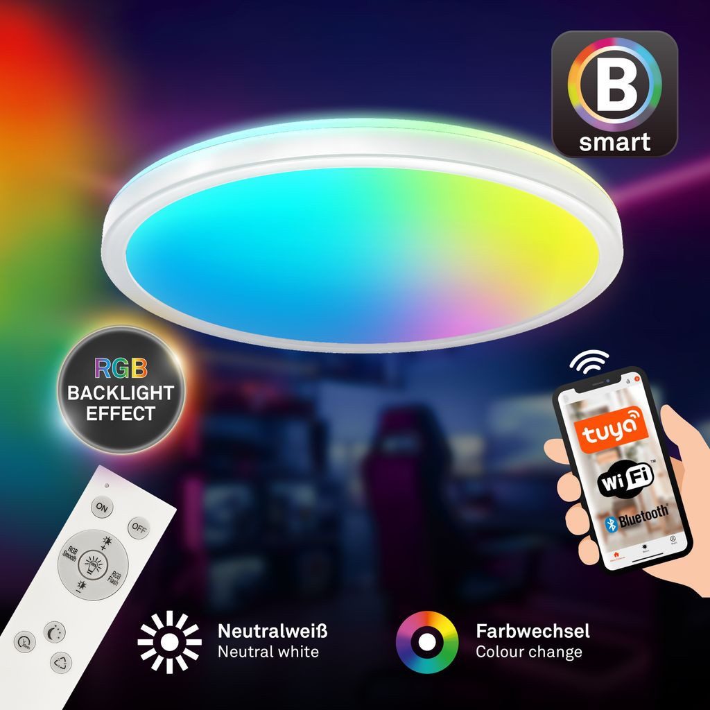 Briloner Leuchten LED Deckenleuchte 7494-016, Dimmfunktion, günstig online kaufen