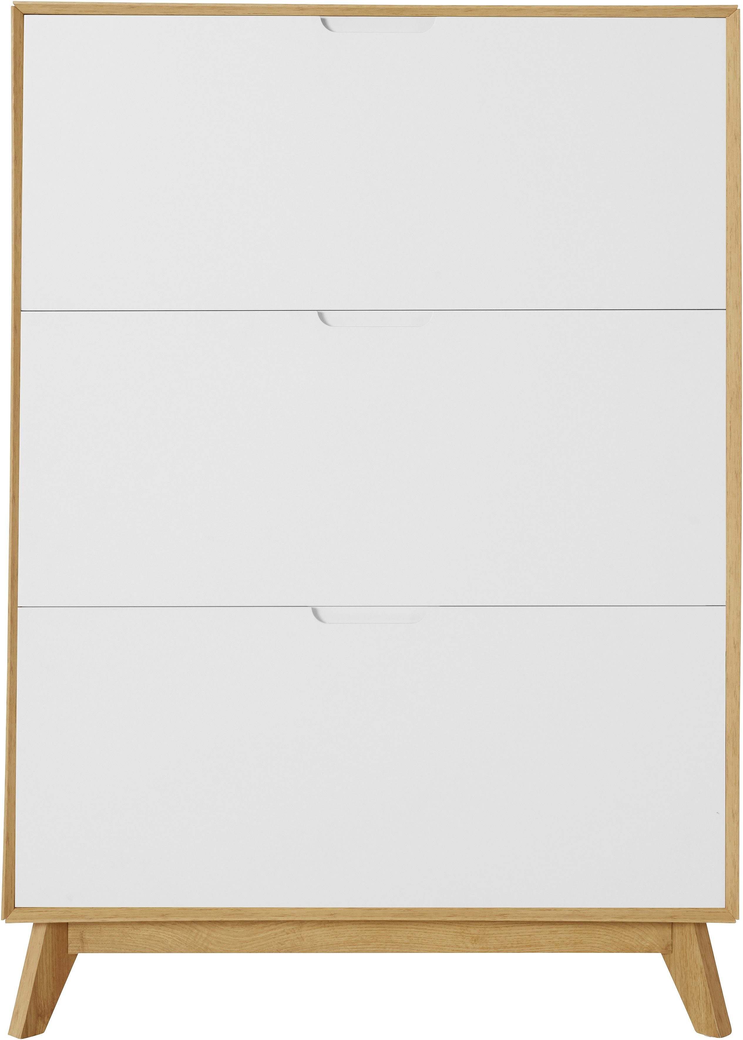 andas Schuhschrank "Pandrup" mit 3 Klappen, ca. 8 Paar Schuhe pro Klappe, H günstig online kaufen