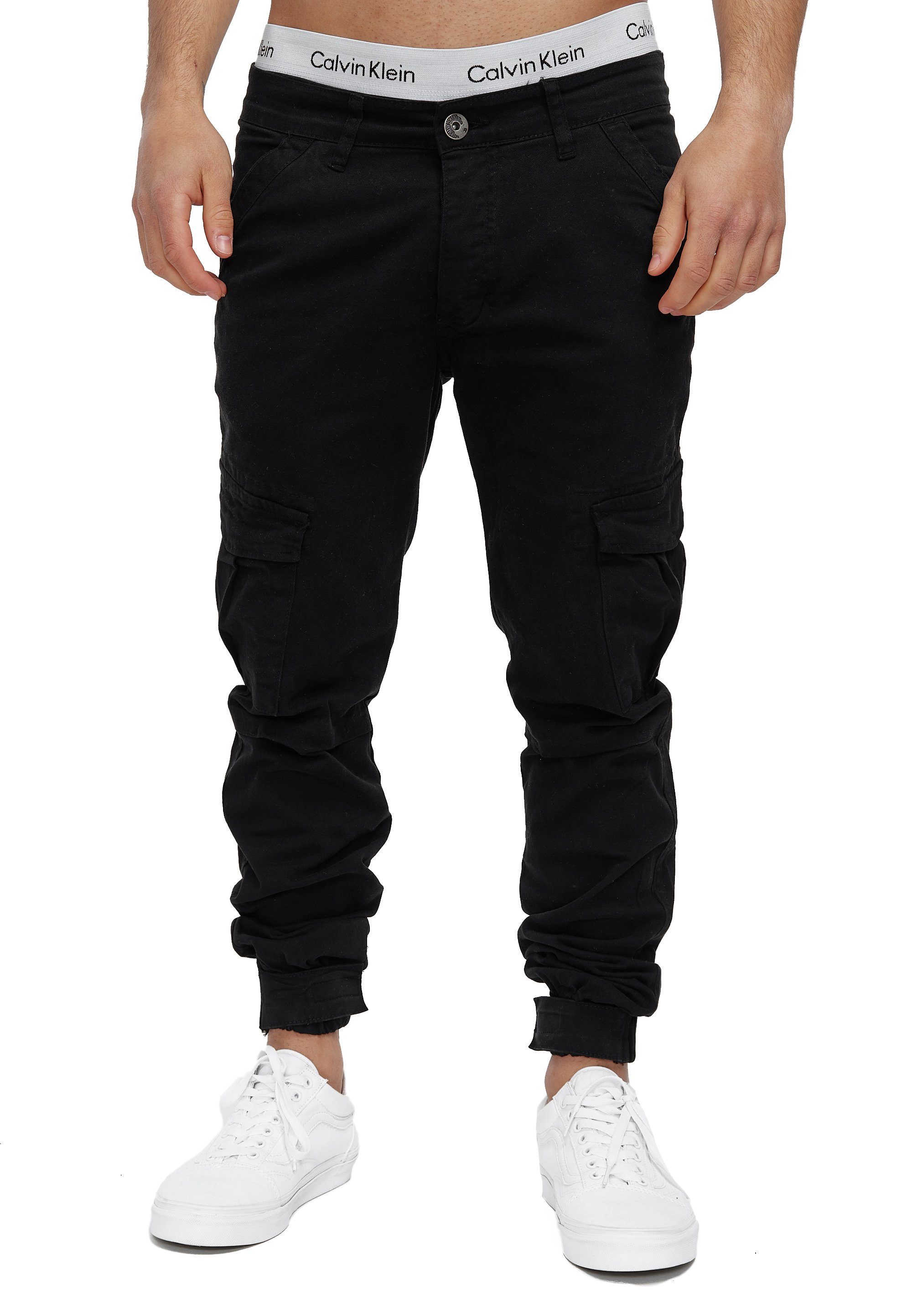 Code47 (1-tlg) Schwarz Chino H-3408 Regular-fit-Jeans Code47