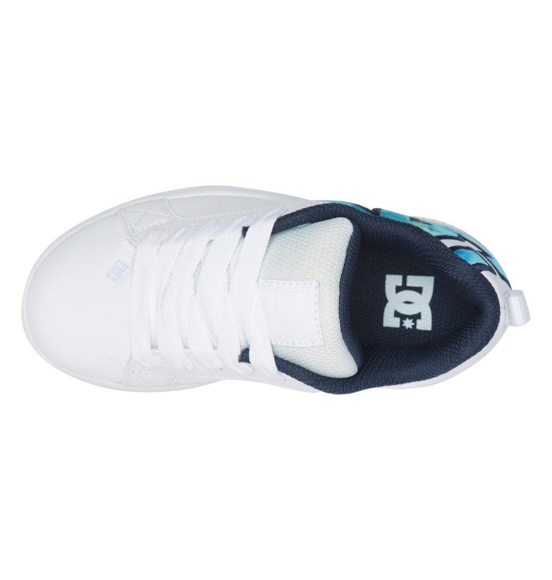DC Shoes Court Graffik Sneaker White/Blue/Green