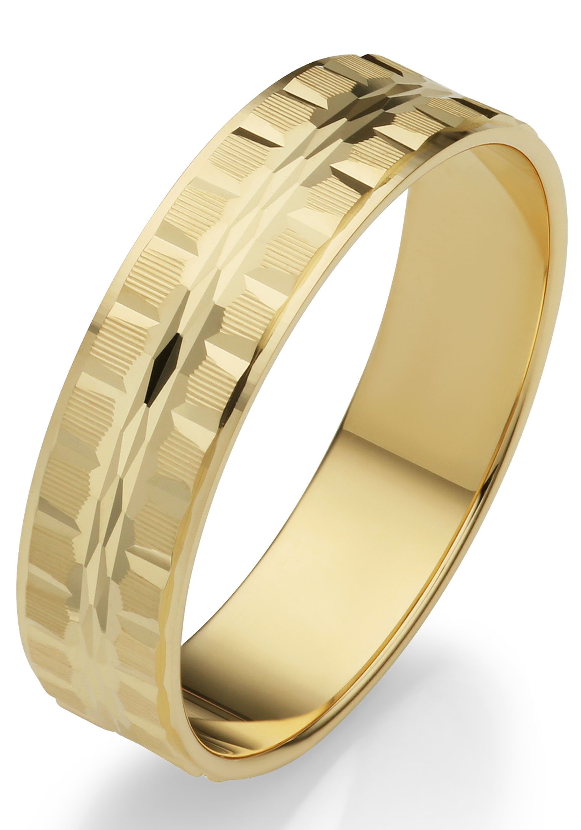 Firetti Trauring Schmuck Geschenk Gold 375 Hochzeit Ehering "LIEBE", Made in Germany