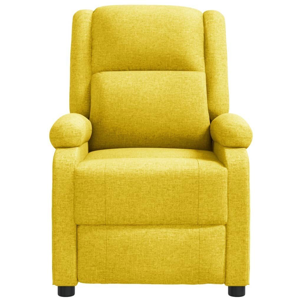vidaXL Sessel Relaxsessel Gelb Stoff (1-St)