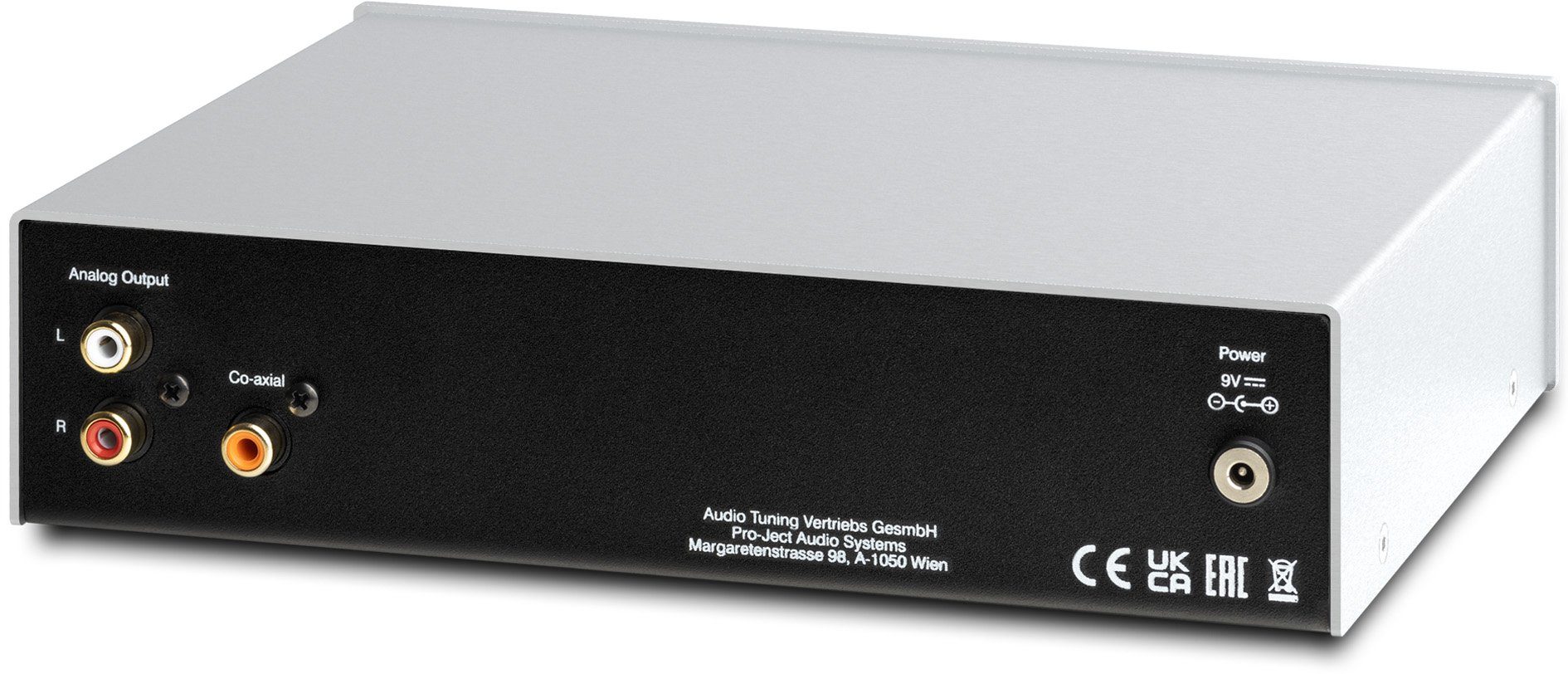 Ultra flacher Stereo-CD Box Player Silber Pro-Ject S3 kompakter CD
