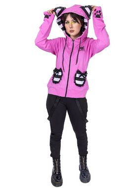 Bye Bye Kitty Kapuzensweatshirt BBK Frill Hood Cute Kawaii Cosplay Katze Cat Neko