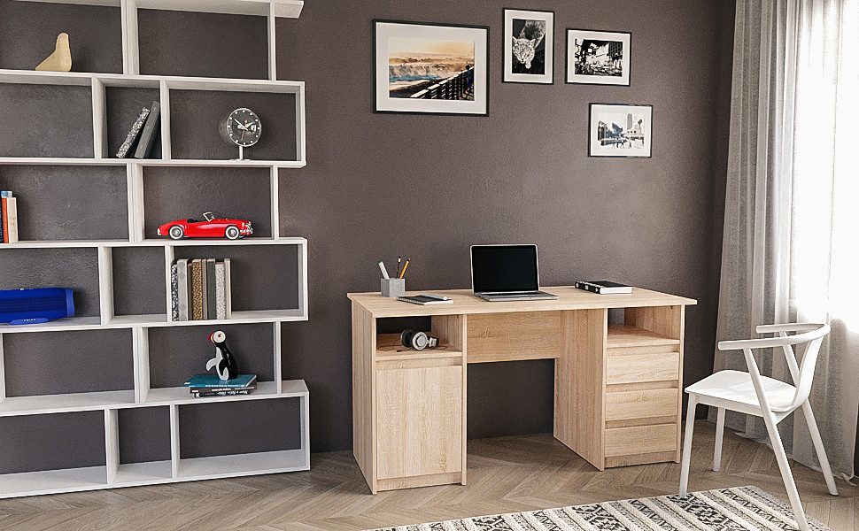 KOMTO Schreibtisch Oslo 145 Schreibtisch mit günstig online kaufen