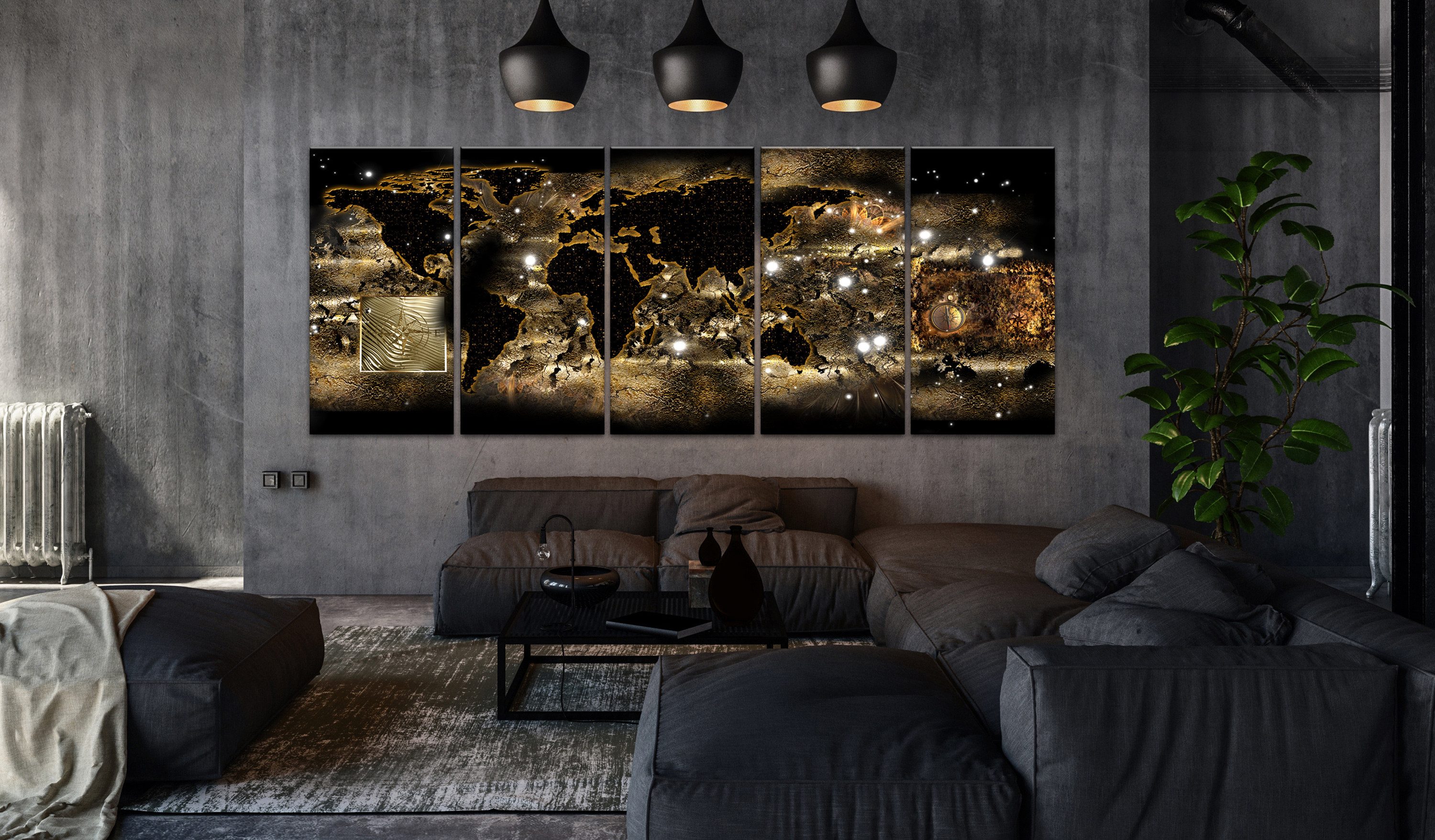 Artgeist Wandbild World at Night günstig online kaufen