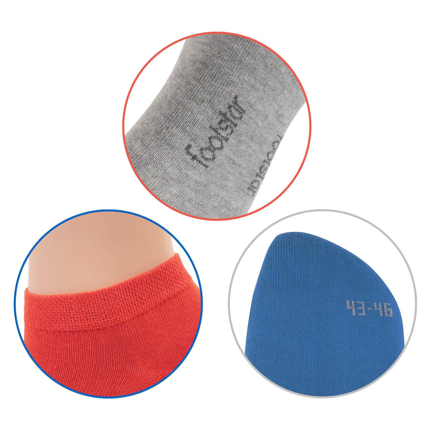 Footstar Füßlinge EVERYDAY! 10 Paar / 20 Paar Damen & Herren Sneaker Socken