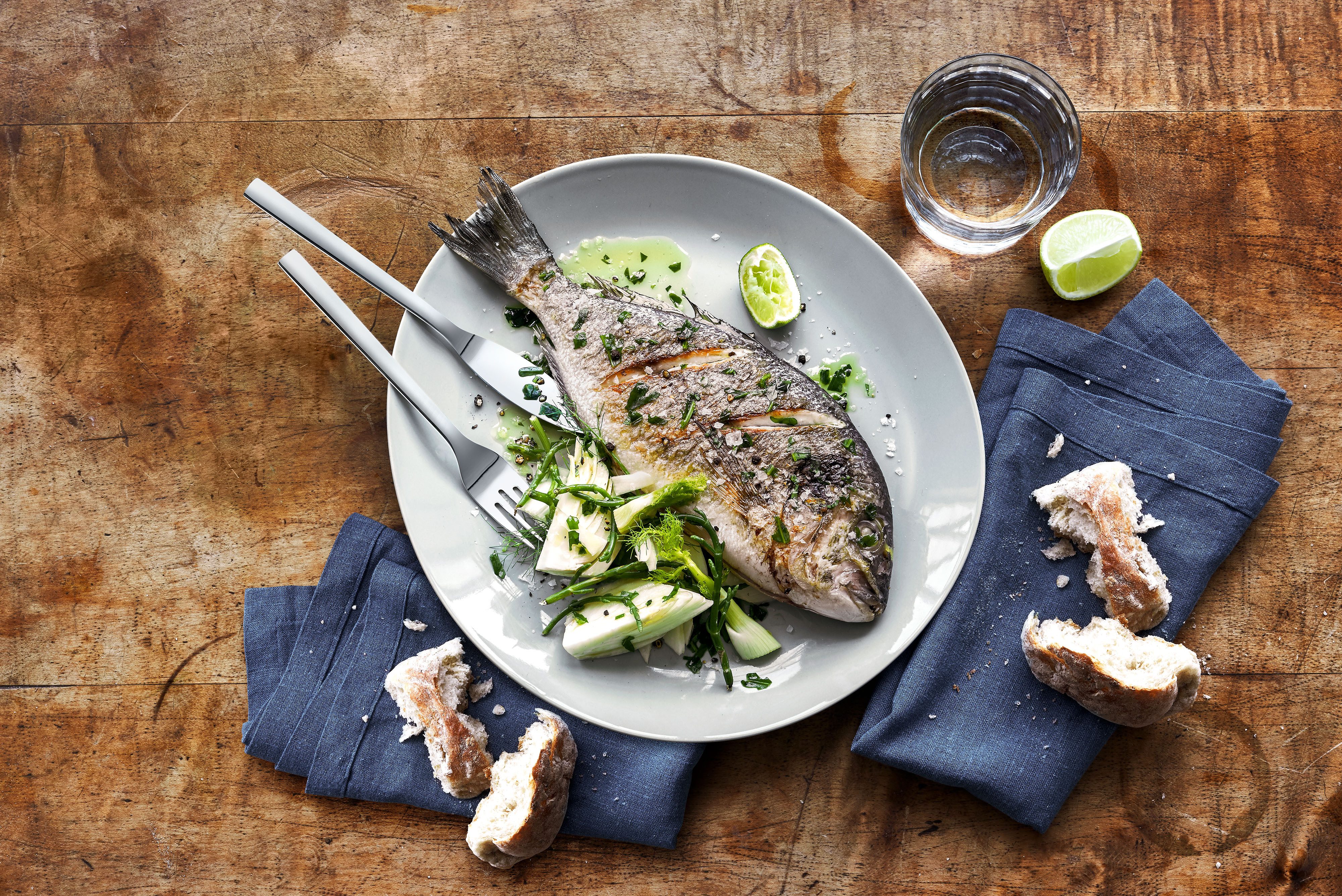 WMF Fischbesteck Nuova (12-tlg), 6 Personen, Cromargan® Edelstahl Rostfrei 18/10, 12-tlg., Cromargan Edelstahl rostfrei 18/10