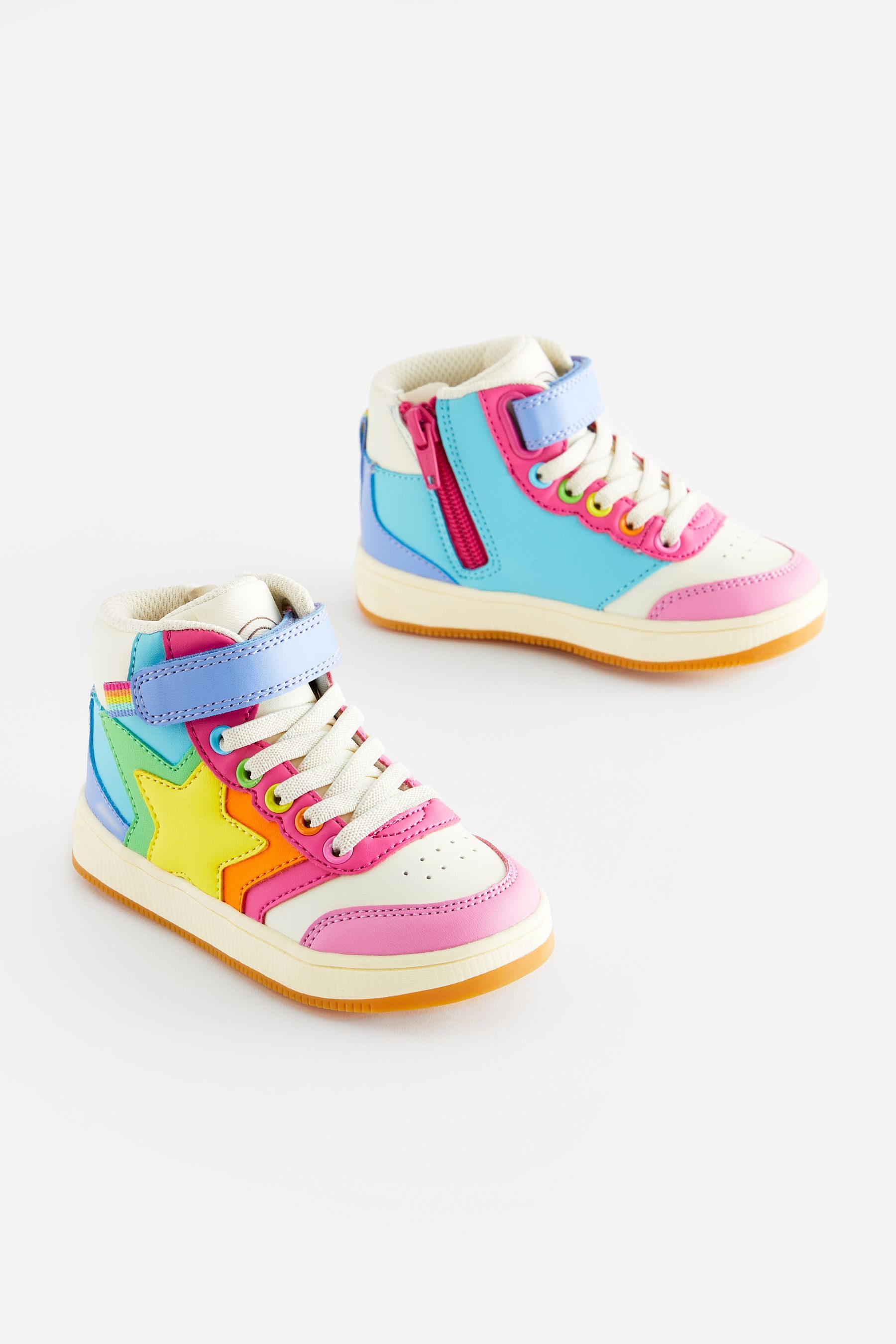 Little Bird by Jools Oliver Little Bird by Jools Oliver Bunte Hi-Top-Sneaker Sneaker – Bild 2 von 5