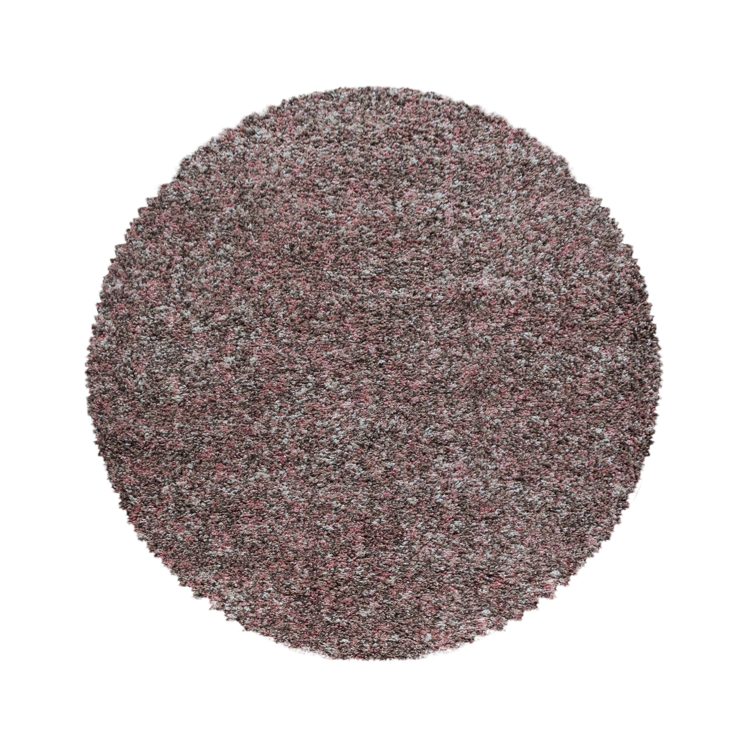 Carpettex Hochflor-Teppich Meliert Design, Rund, Höhe: günstig online kaufen