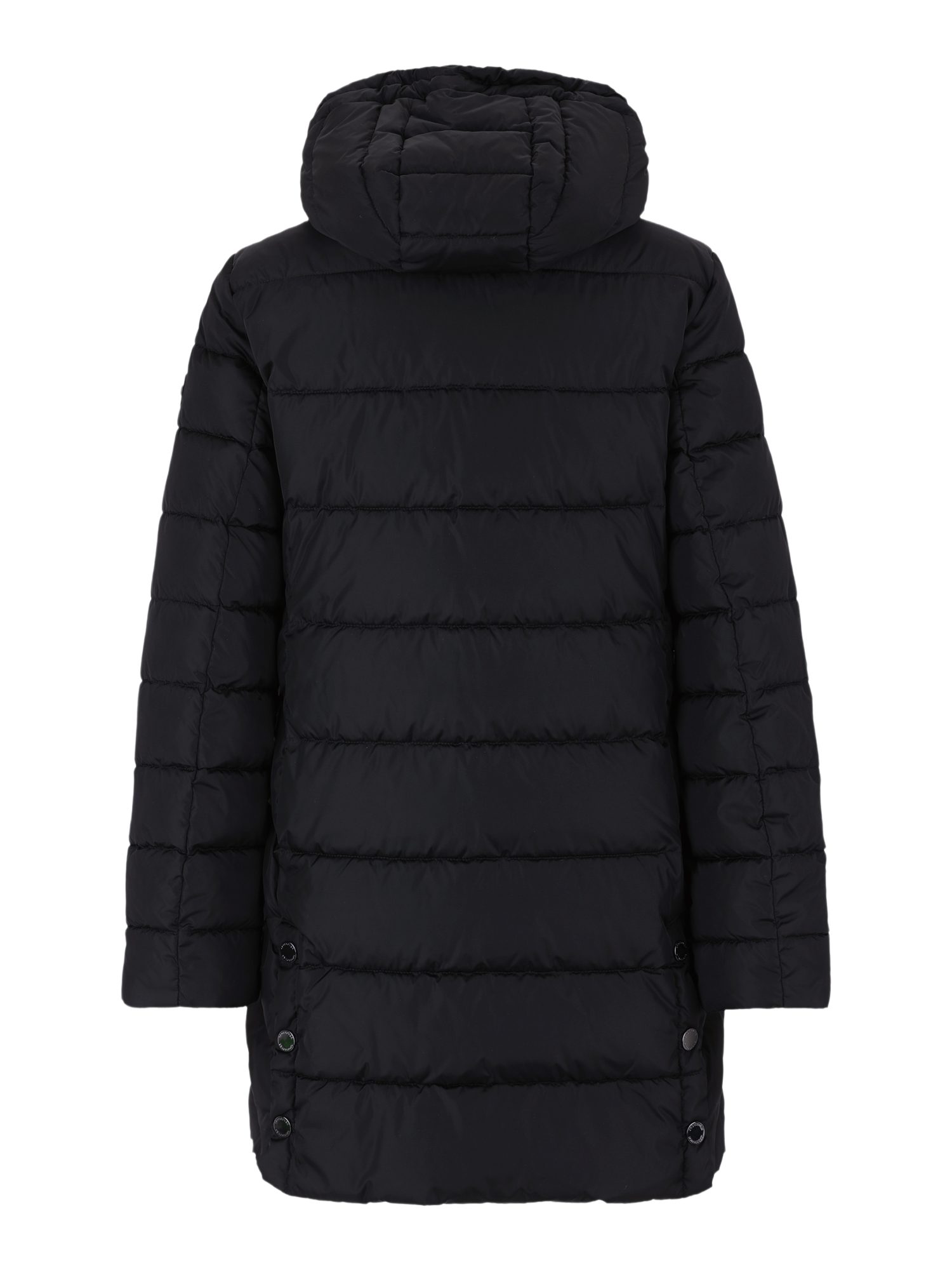 Betty Barclay Wolljacke schwarz,Outdoor,Polyamid,Unifarben,Stehkragen,Lang,Tailliert