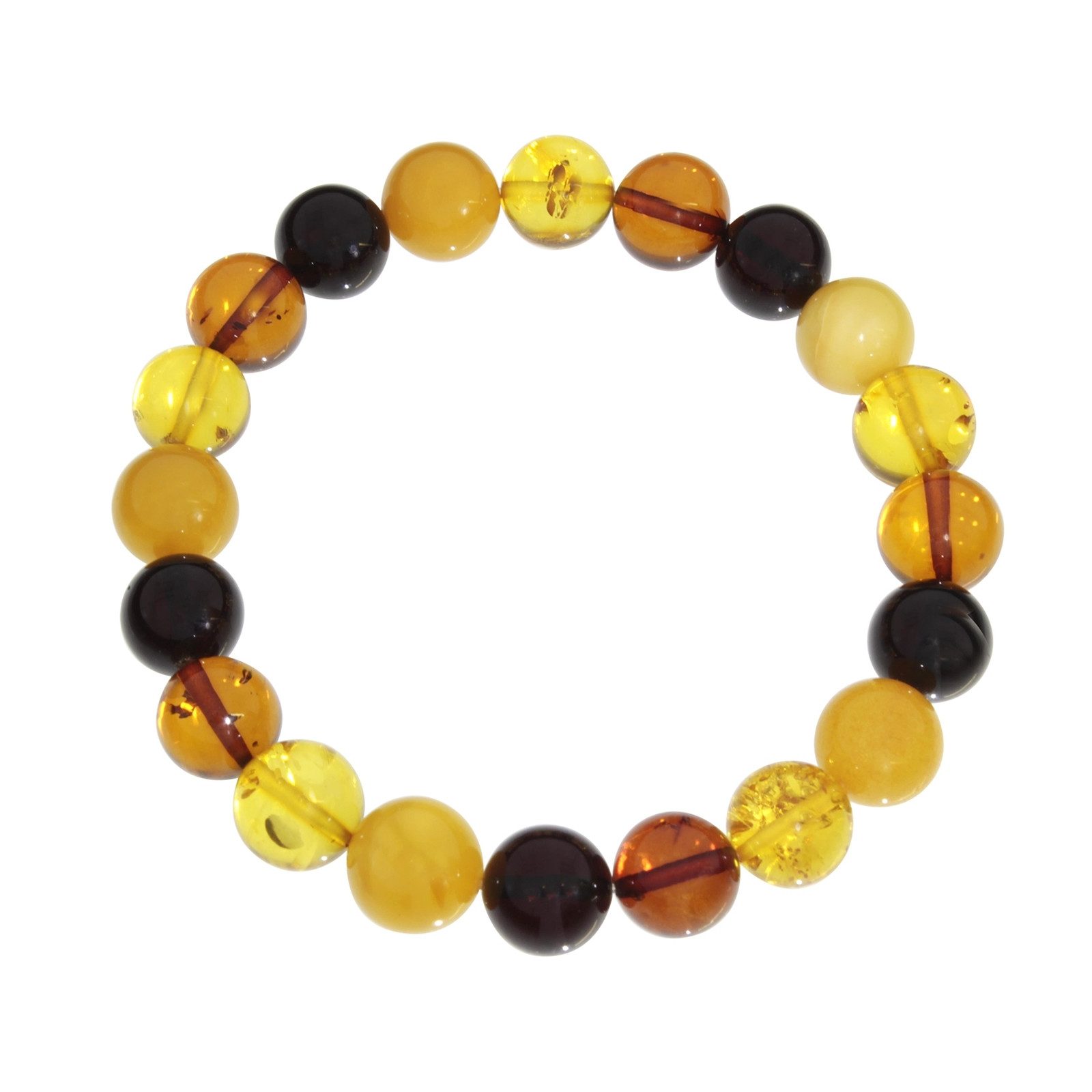 OSTSEE-SCHMUCK Armband Ostsee-Schmuck Armband Kugel 10 mm Armband Kugel 10 mm