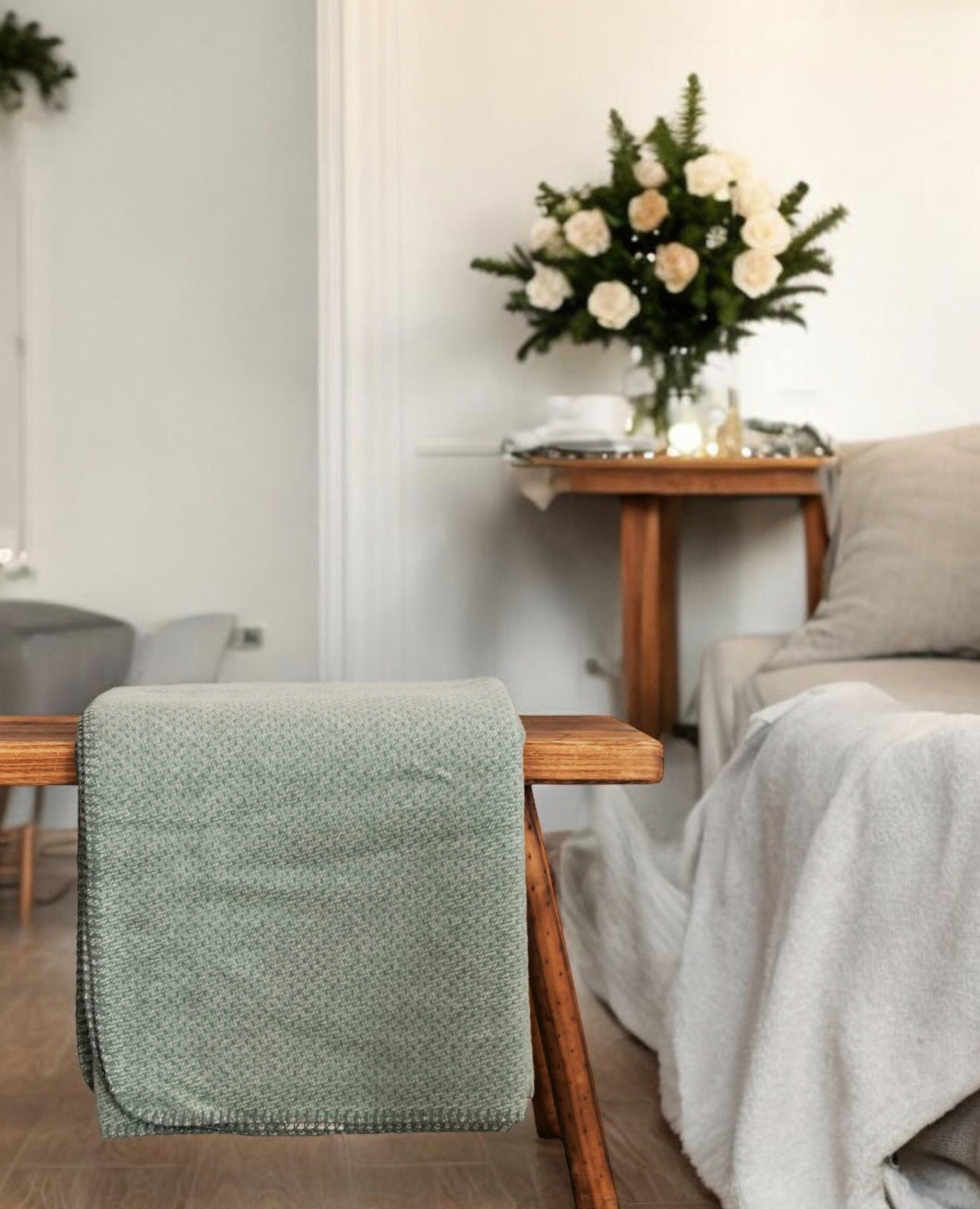 Wolldecke EMMA Premium Kuscheldecke aus 100% günstig online kaufen