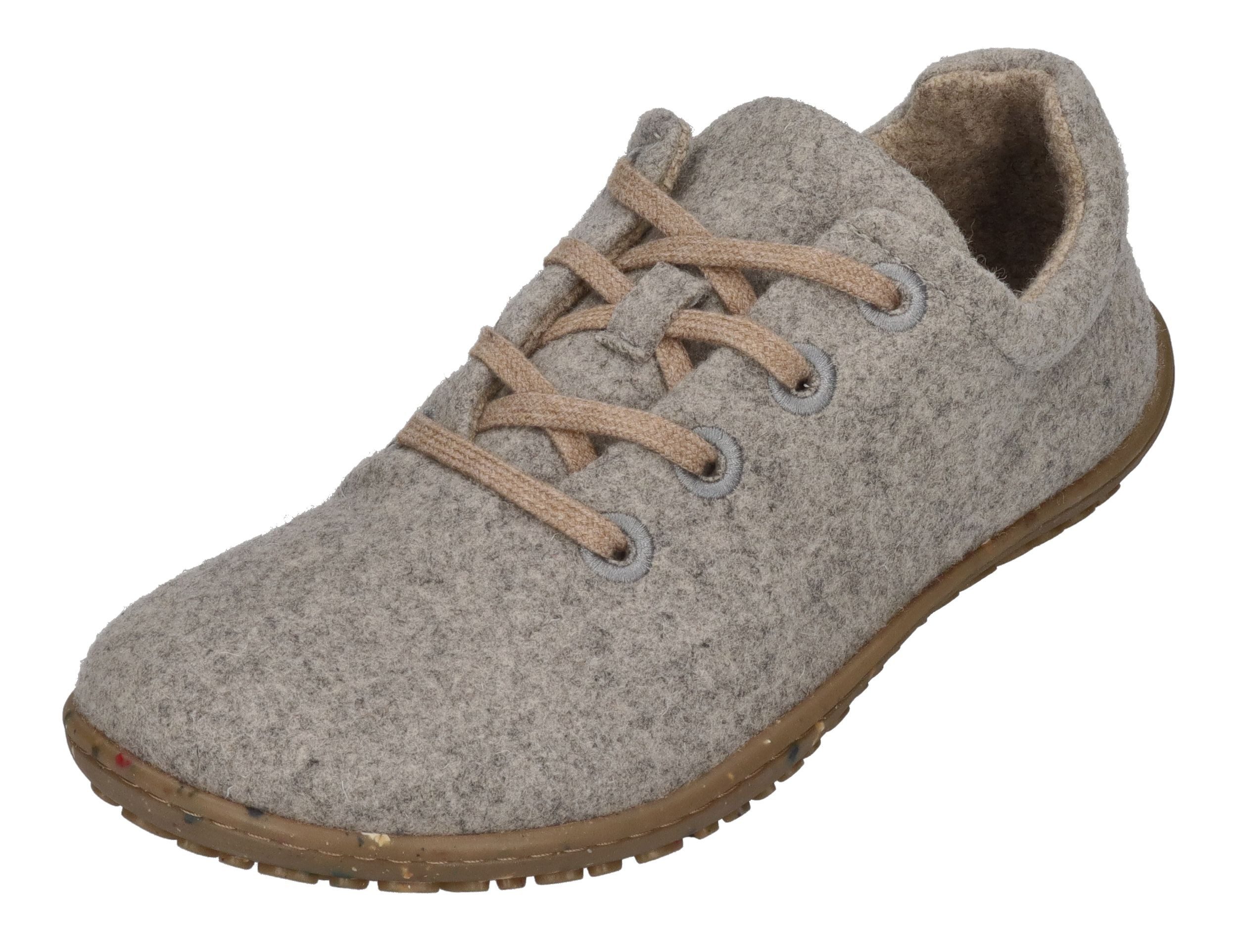 KOEL INES ECO MERINO Barfußschuh light grey