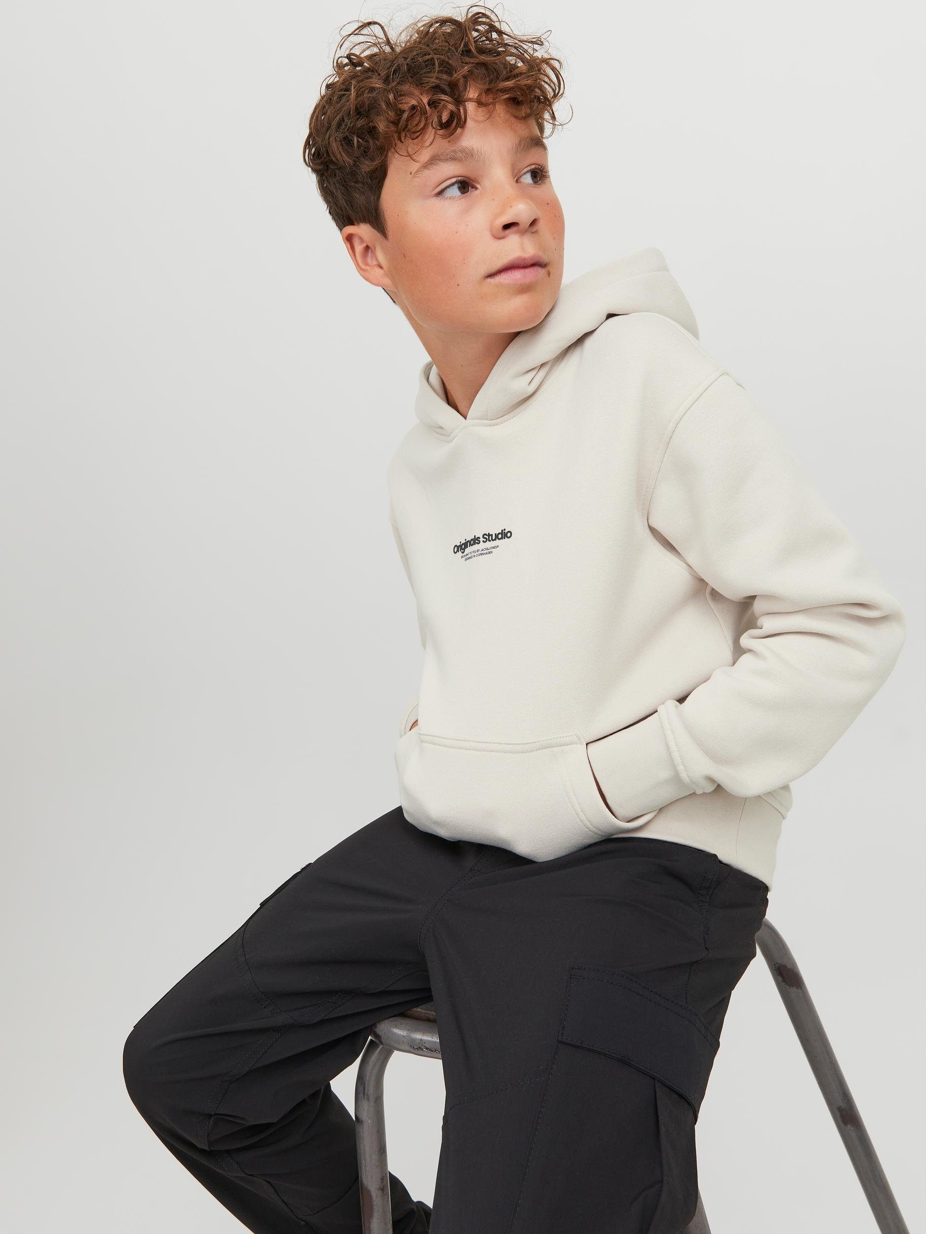 Jack HOOD & SWEAT Hoodie moonbeam N Jones JORVESTERBRO Junior